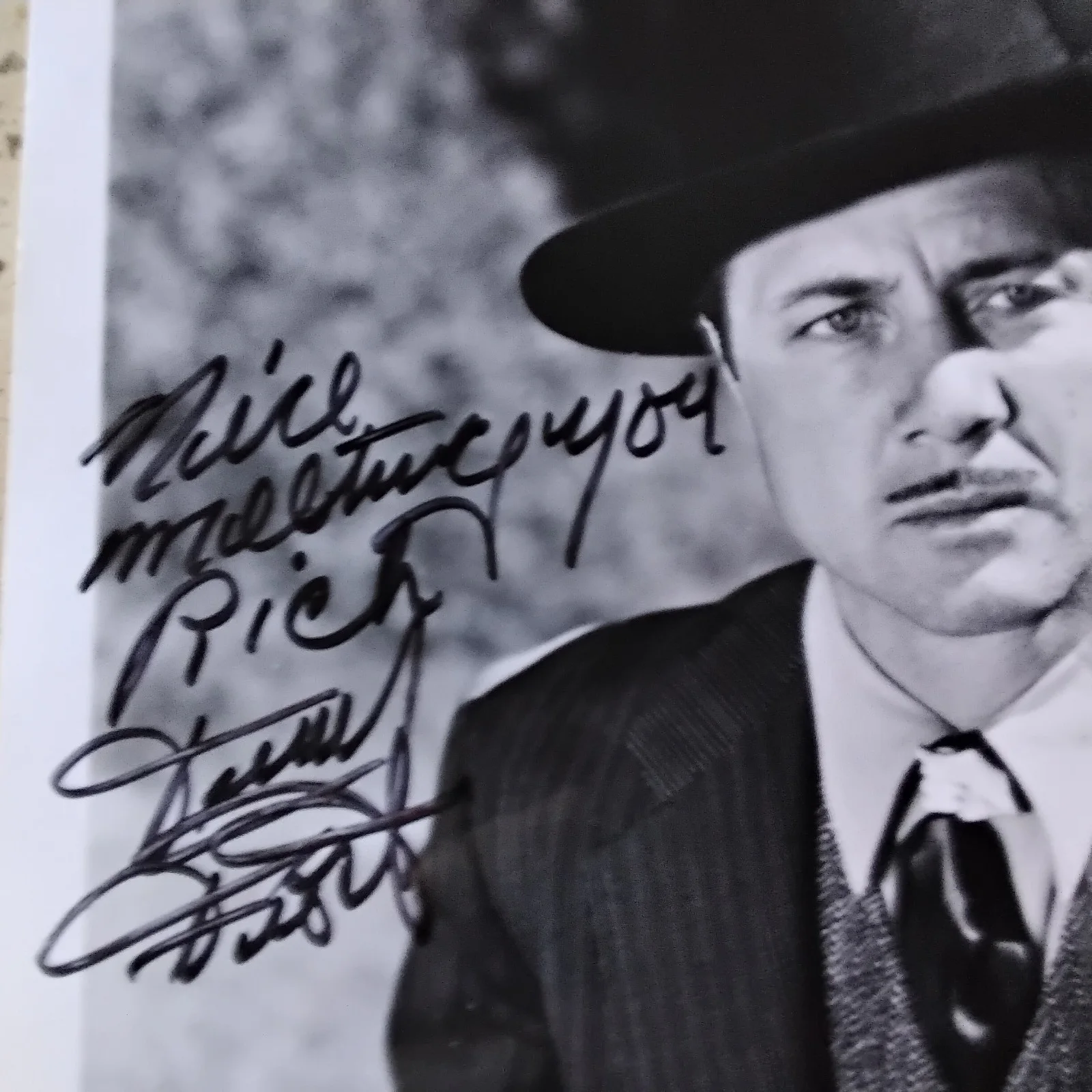 Terry Frost SIGNED Photo 40s B Movie TV Actor Westerns Dick Tracy Monster Maker, изображение 4