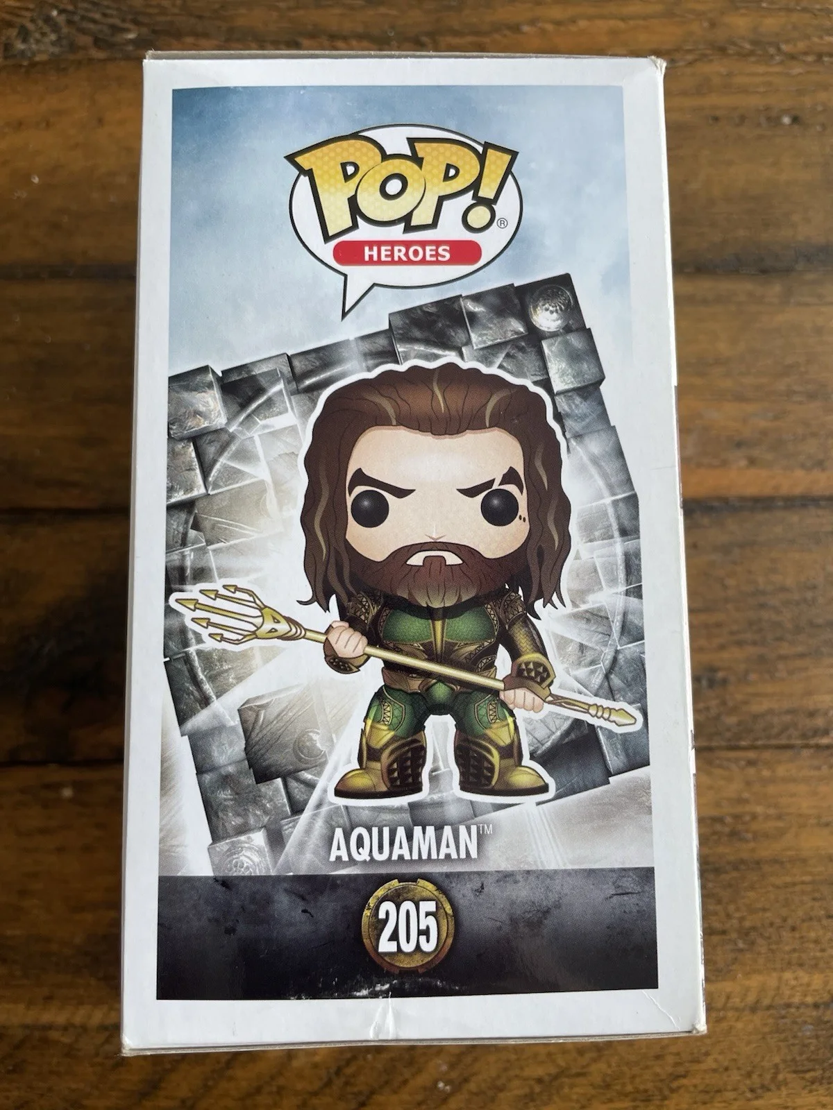 Jason Momoa Signed AUTOGRAPHED Aquaman Funko Pop #205 w/PSA Cert, image 5