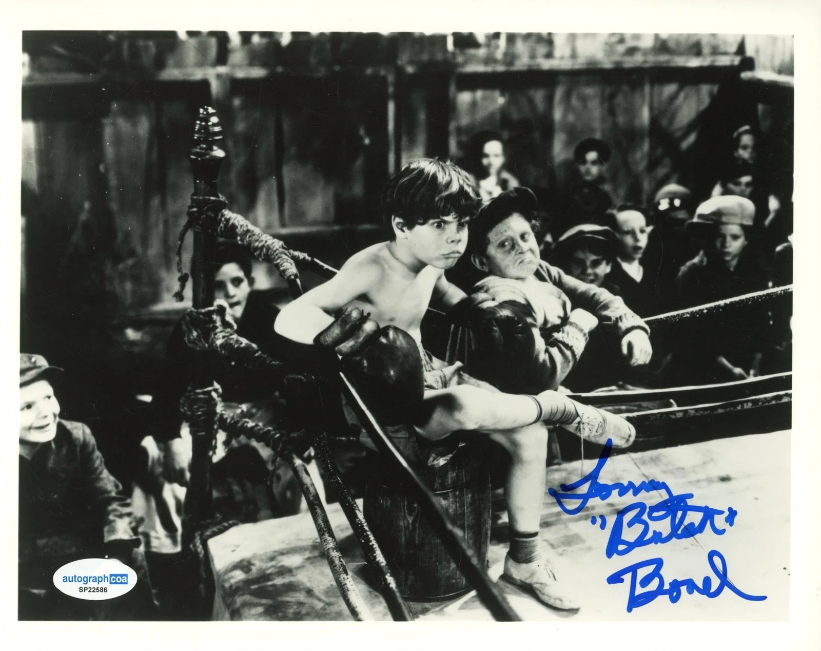 Tommy Bond — Tommy 'Butch' Bond "The Little Rascals" AUTOGRAPH Signed 'Our Gang' 8x10 Photo
