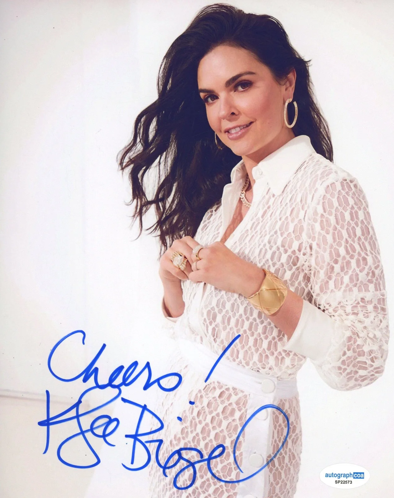 Katie Lee Biegel — Katie Lee Biegel "The Kitchen" Chef AUTOGRAPH Signed 8x10 Photo D ACOA