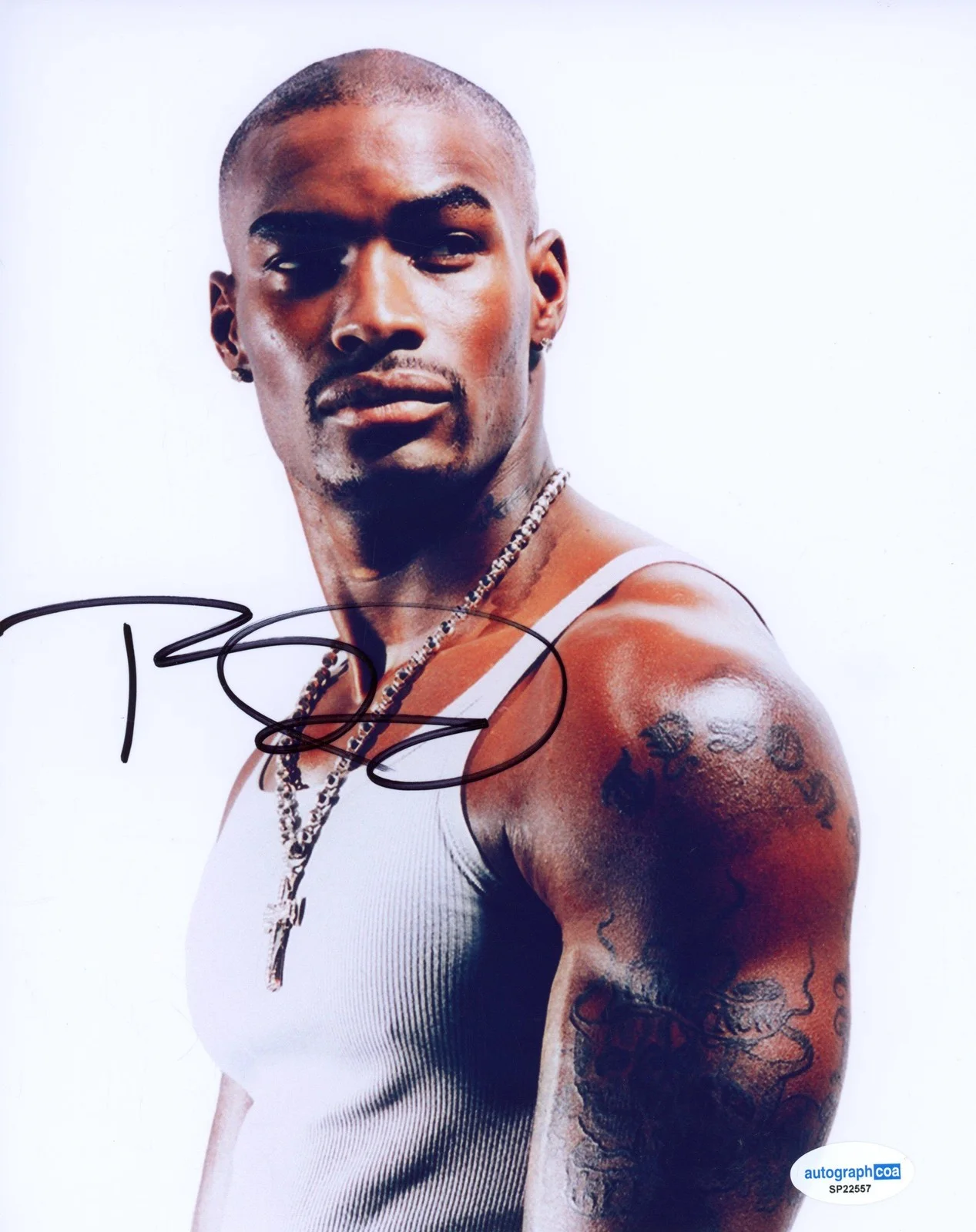 Tyson Beckford — Tyson Beckford AUTOGRAPH Signed Male Model Autographed 8x10 Photo ACOA