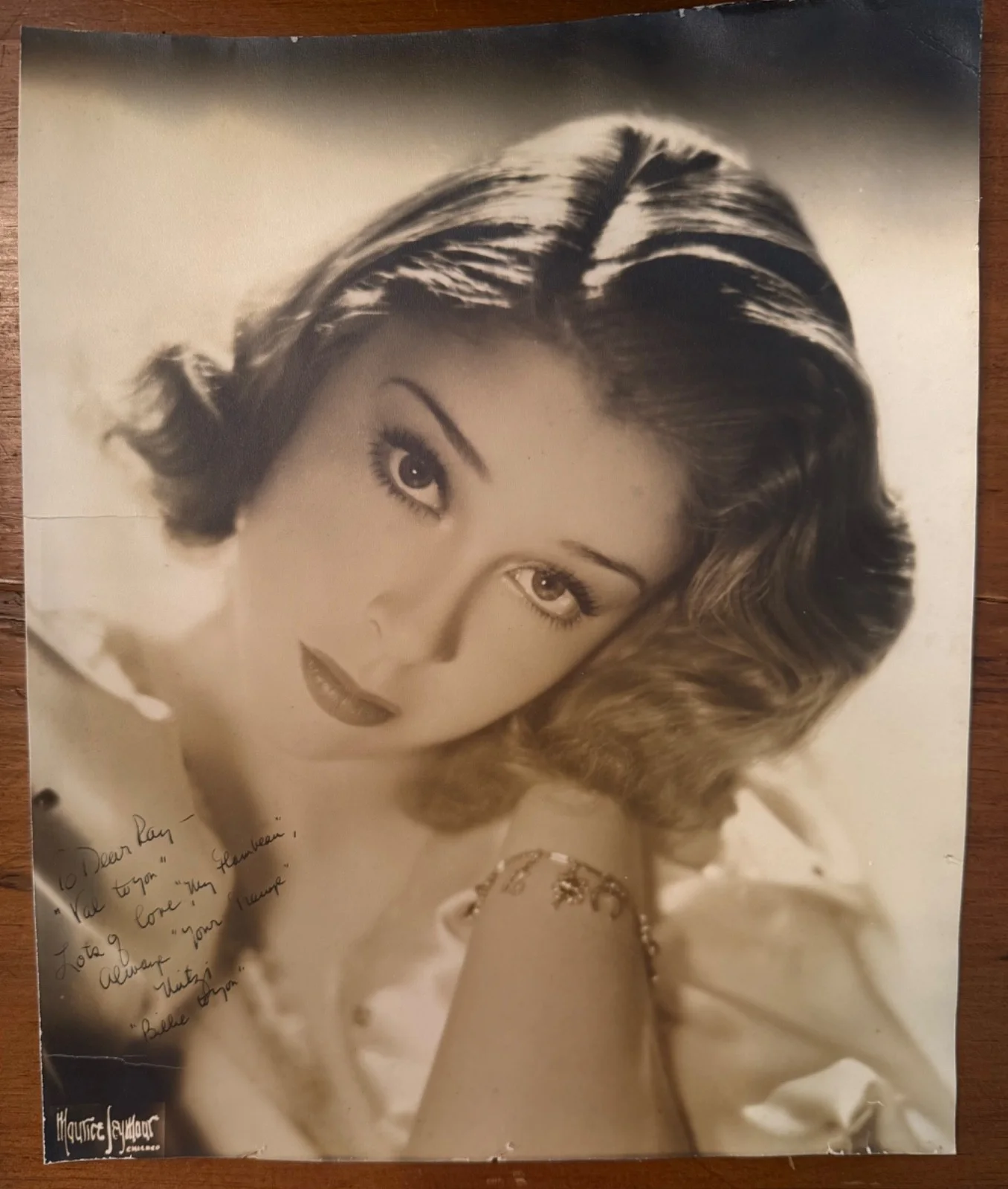Mitzi Gaynor — Mitzi Gaynor Vintage Signed Stunning Oversize Studio Portrait