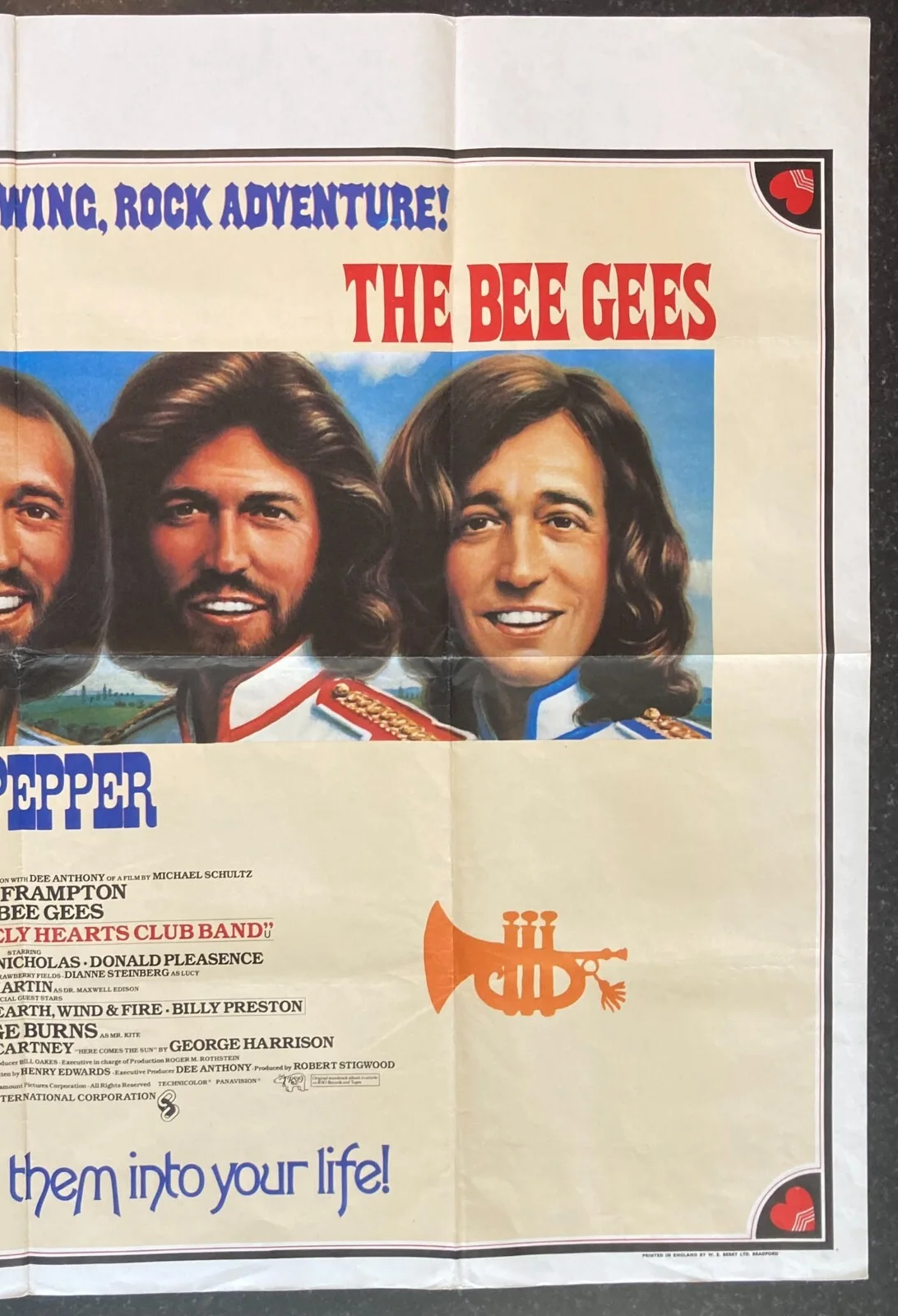 SGT PEPPER'S LONELY HEARTS CLUB BAND 1978 Original Cinema UK Quad Movie POSTER, изображение 4