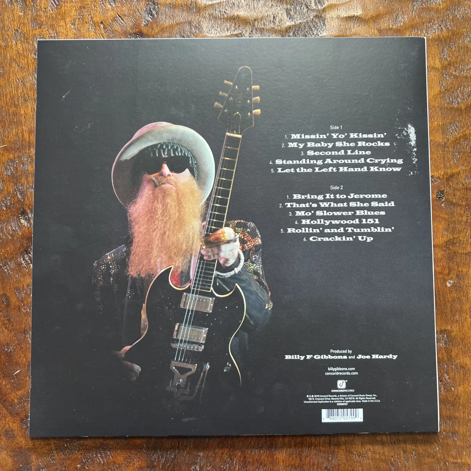 Billy Gibbons Signed The Big Bad Blues Vinyl Album JSA Coa ZZ Top Autographed, изображение 4