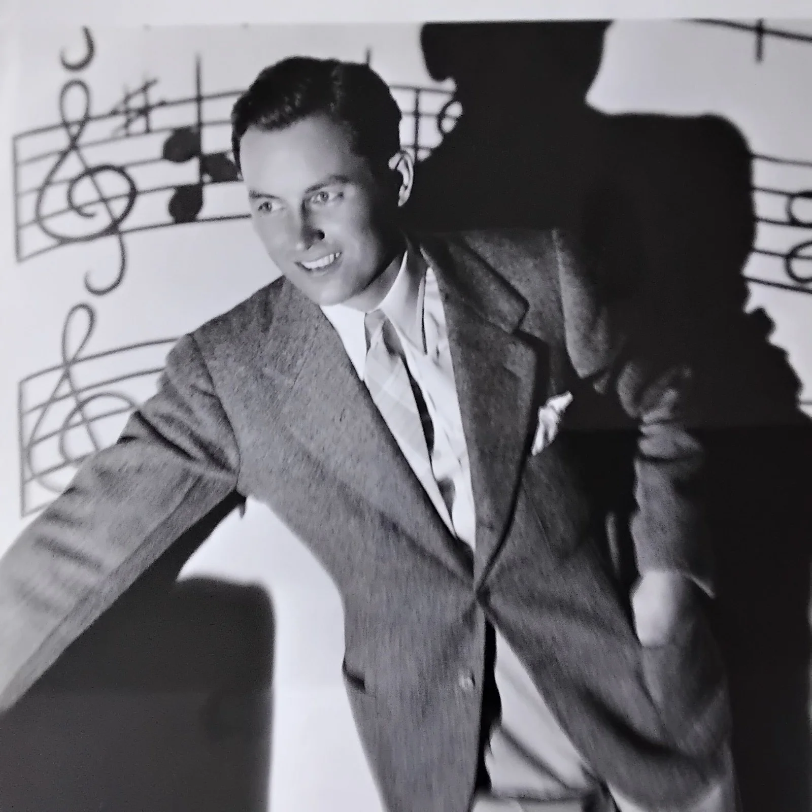 Lanny Ross SIGNED Photo 30s Radio Movie Singer Moonlight & Roses Laby Objects, изображение 5