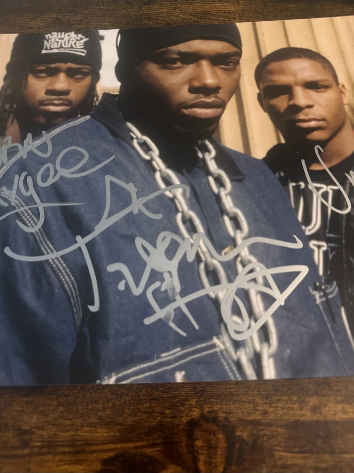 Naughty By Nature — Treach "Naughty by Nature" Signed Autographed 11x14 Photo Opp Kaygee Vin Rock, изображение 3