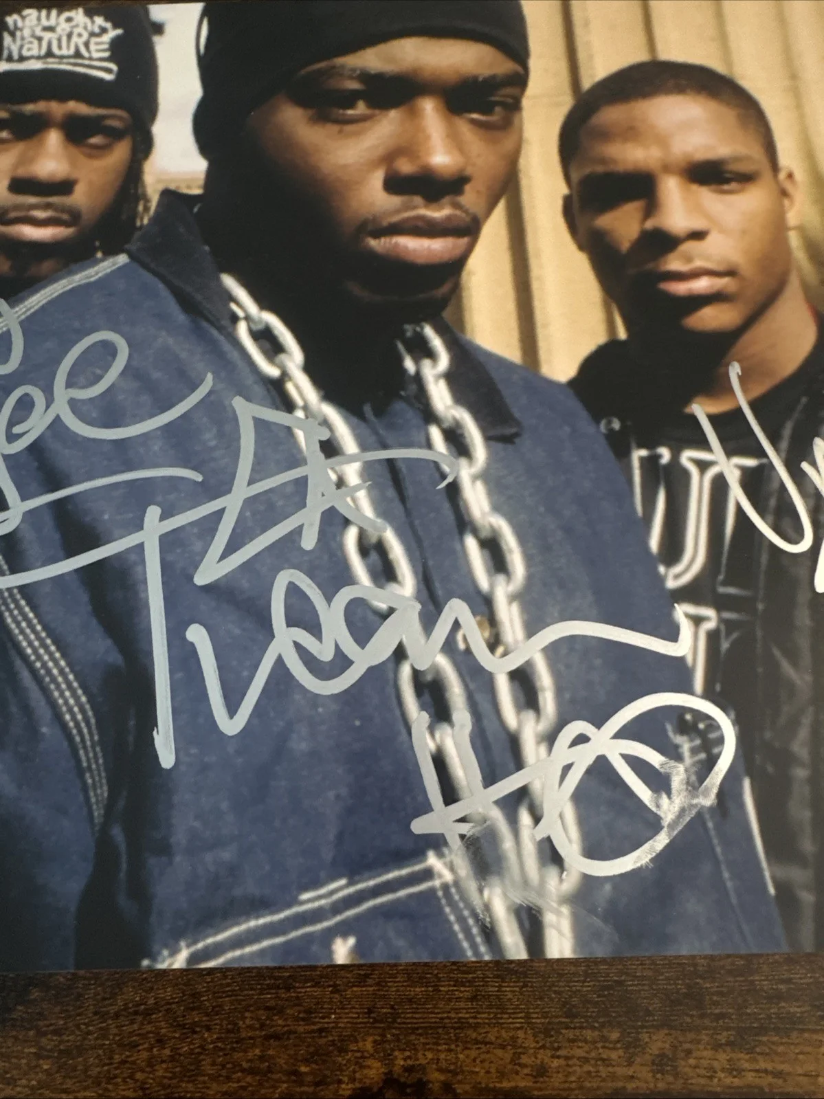 Naughty By Nature — Treach "Naughty by Nature" Signed Autographed 11x14 Photo Opp Kaygee Vin Rock, изображение 3