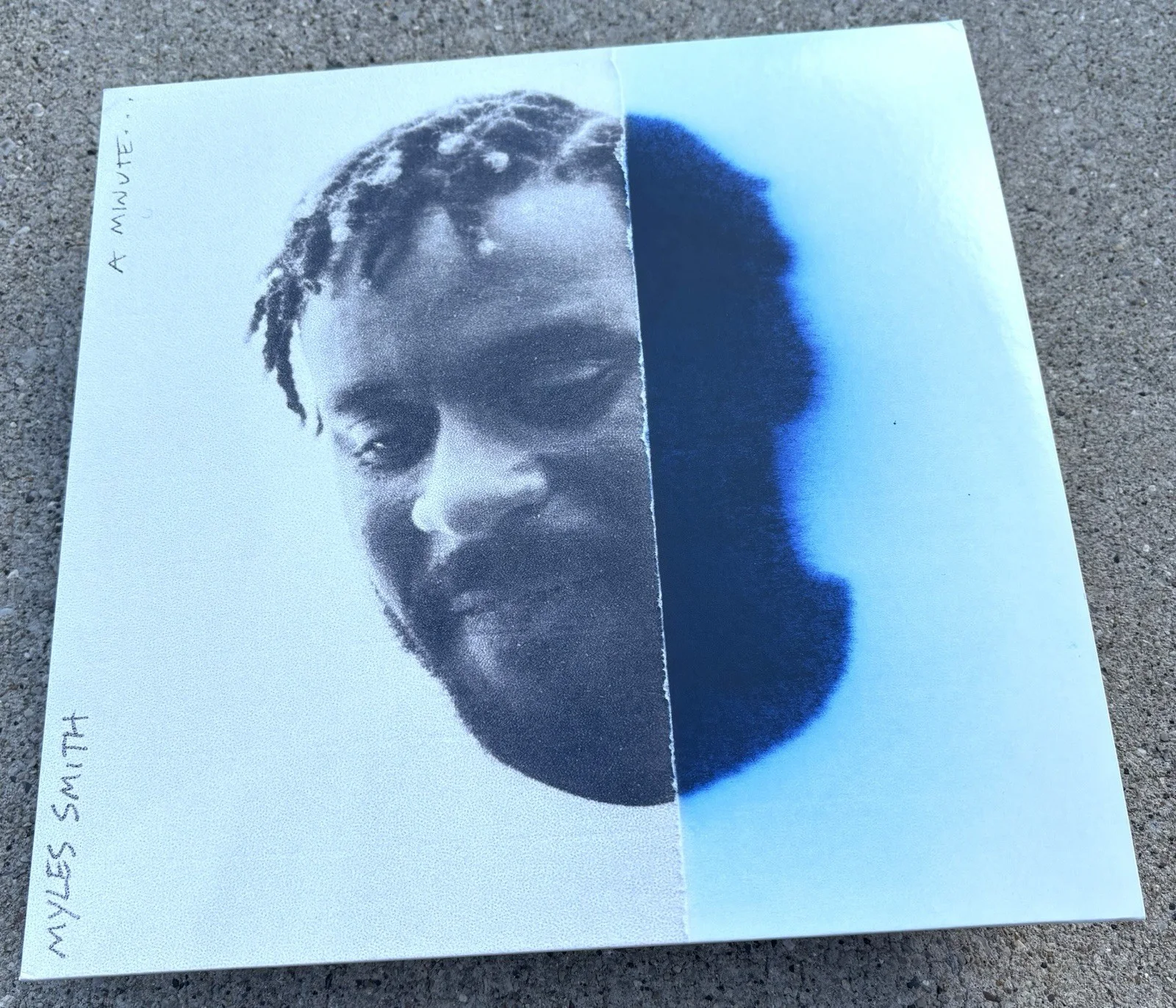 MYLES SMITH SIGNED Blue Vinyl JSA COA A Minute, image 3