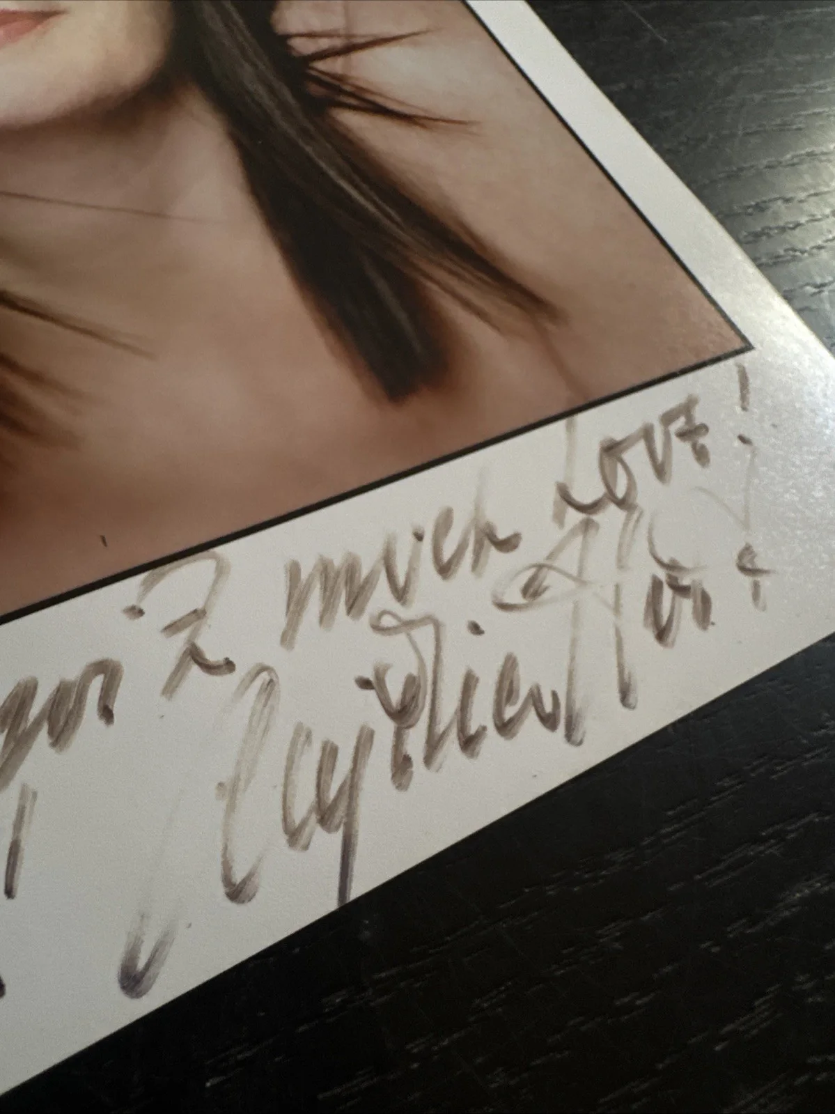 Angelica Huston — VTG HAND SIGNED ANGELICA HUSTON 8x10 TO ZIVIA HOLMS CELEB PSYCHIC, изображение 3
