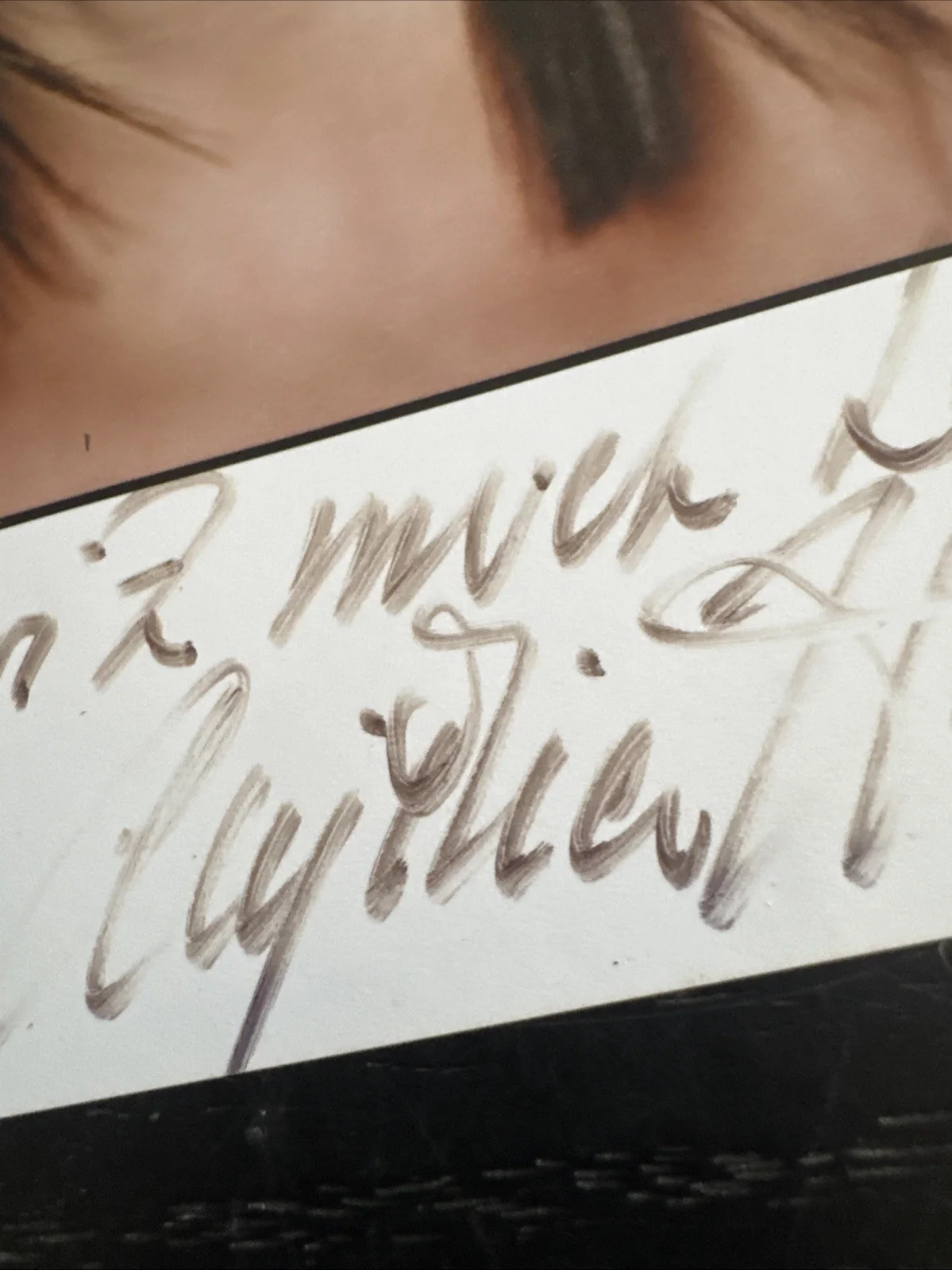 Angelica Huston — VTG HAND SIGNED ANGELICA HUSTON 8x10 TO ZIVIA HOLMS CELEB PSYCHIC, изображение 4