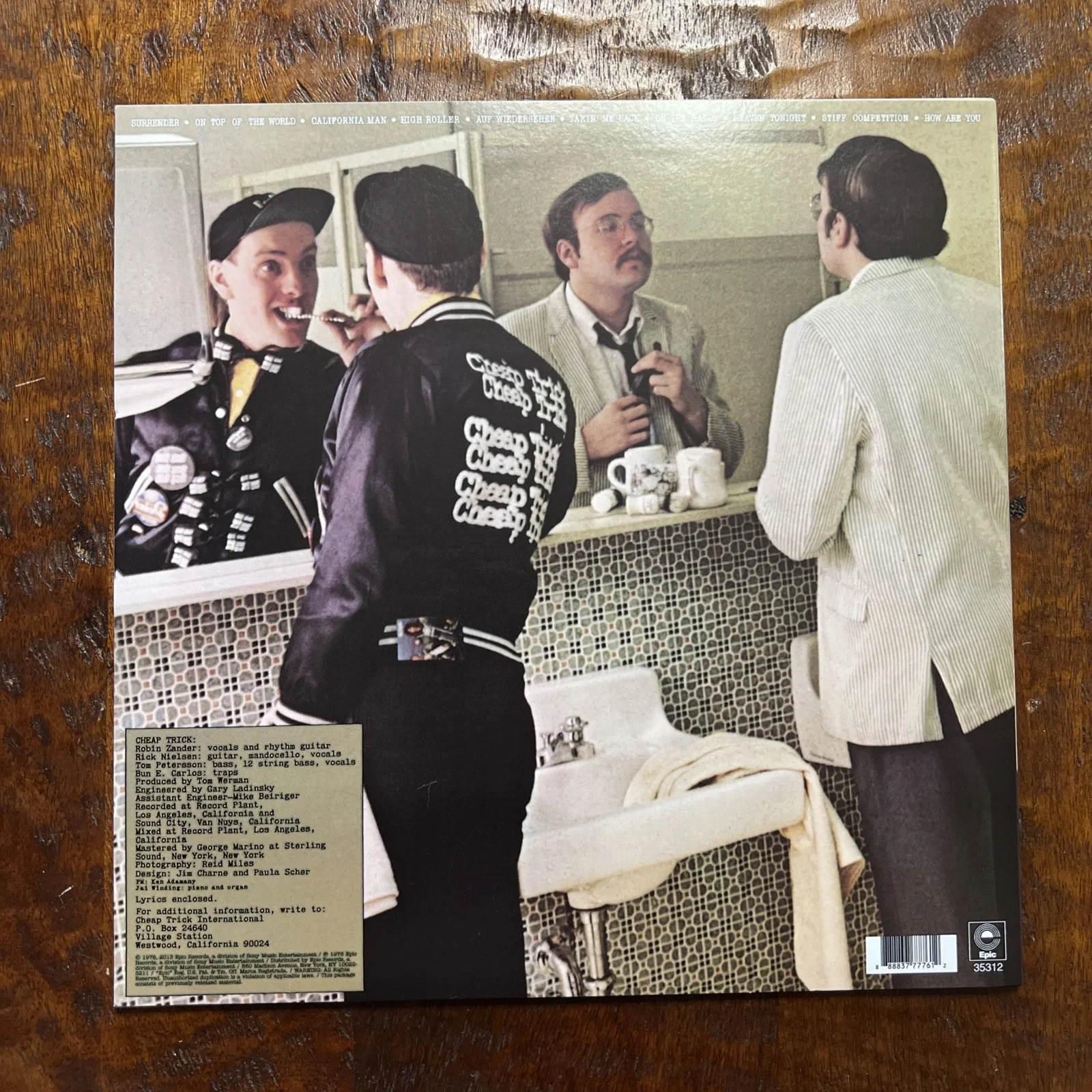 Robin Zander Tom Petersson Signed Heaven Tonight Vinyl Album JSA Coa Cheap Trick, image 5