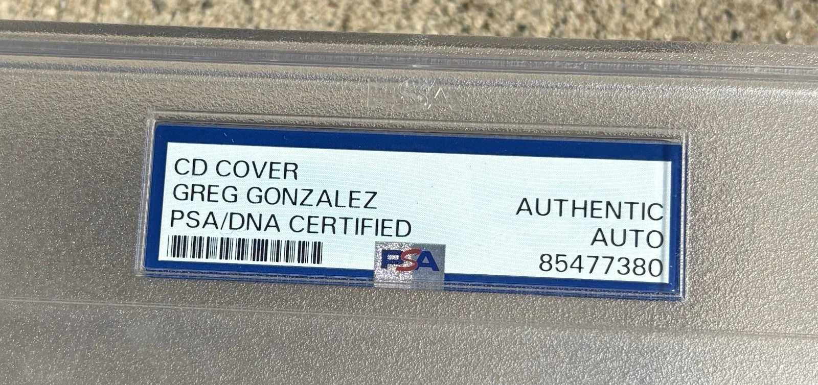 CIGARETTES AFTER SEX Greg Gonzalez SIGNED PSA/DNA Auto Slabbed CD, image 2