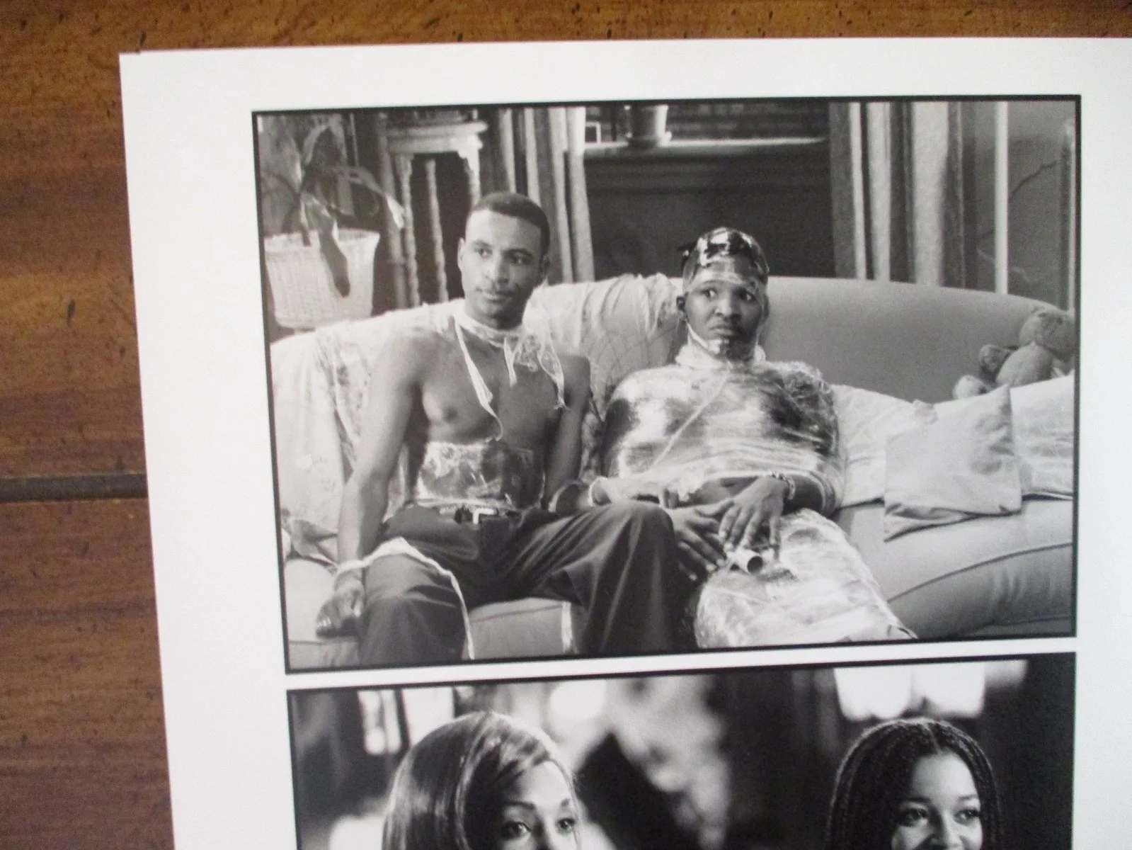 Vivica A. Fox/Tamala Jones/Tommy Davidson/Jamie Foxx(BOOTY CALL)1997 B&W Photo, изображение 2