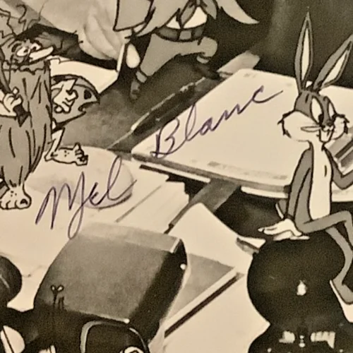 MEL BLANC — MEL BLANC "MAN OF A THOUSAND VOICES" HAND SIGNED AUTOGRAPH PHOTO 8 x 10, изображение 2