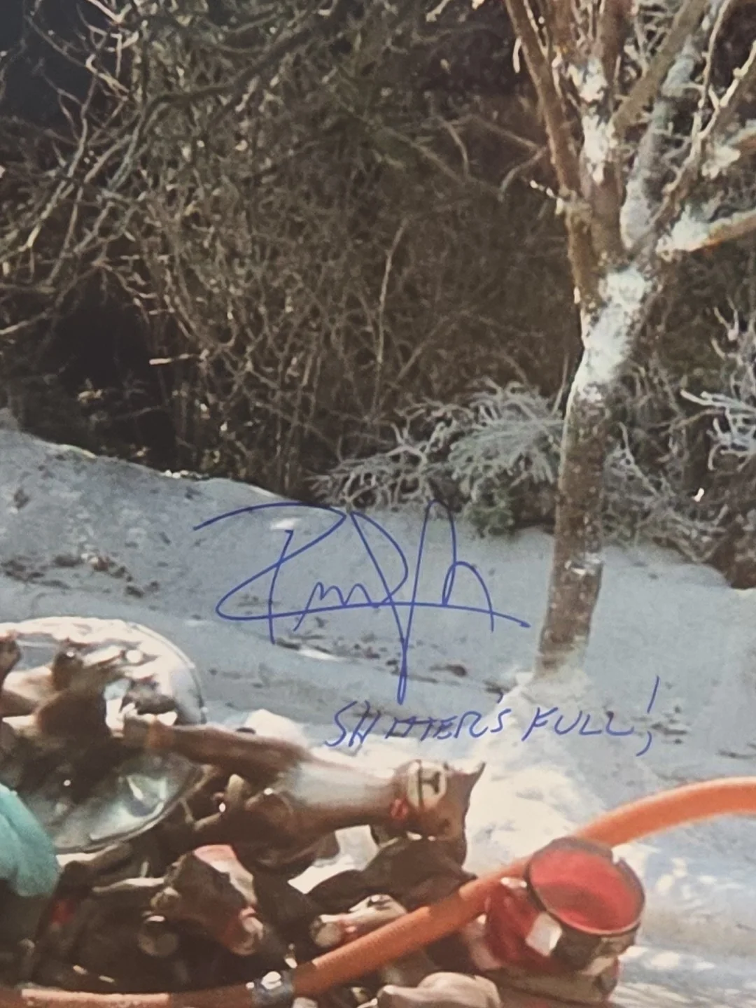 Randy Quaid 16X20 Inscribed "Shitters Full" JSA Authenticated, image 3