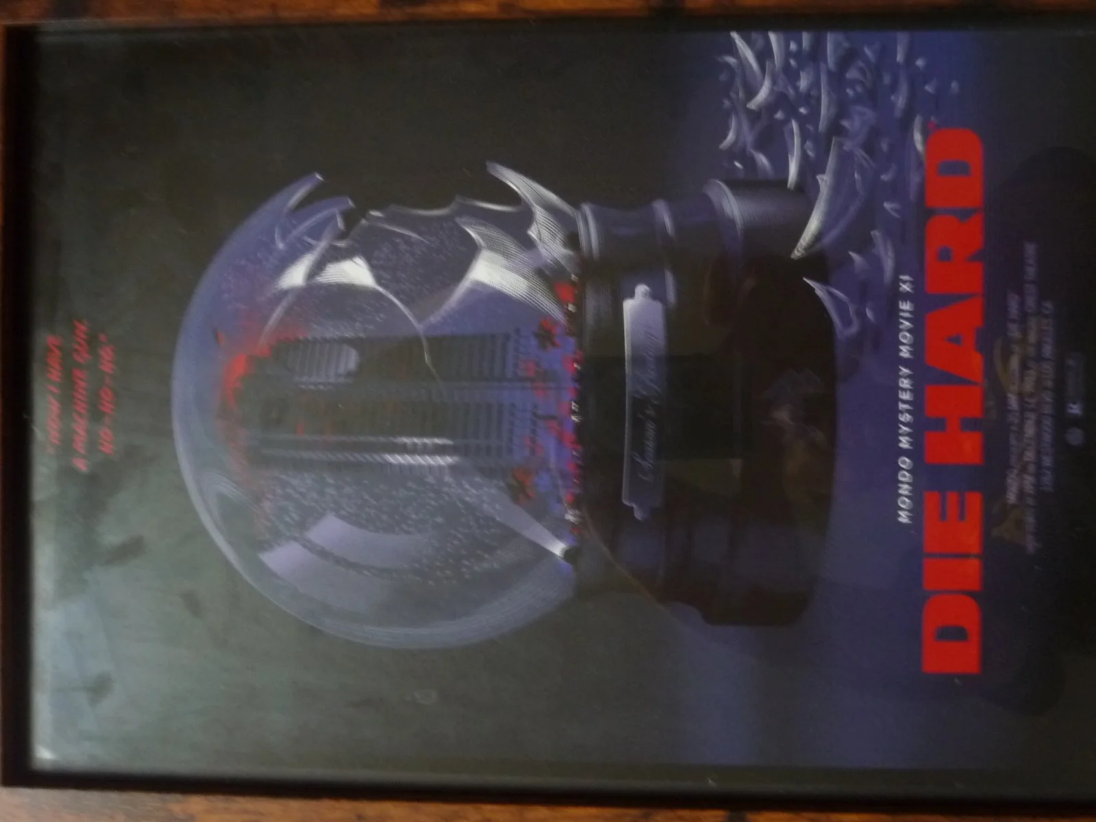 Die hard rare posters bundle 10x8inchs bloody foot a4 globe ho-ho-ho, изображение 2
