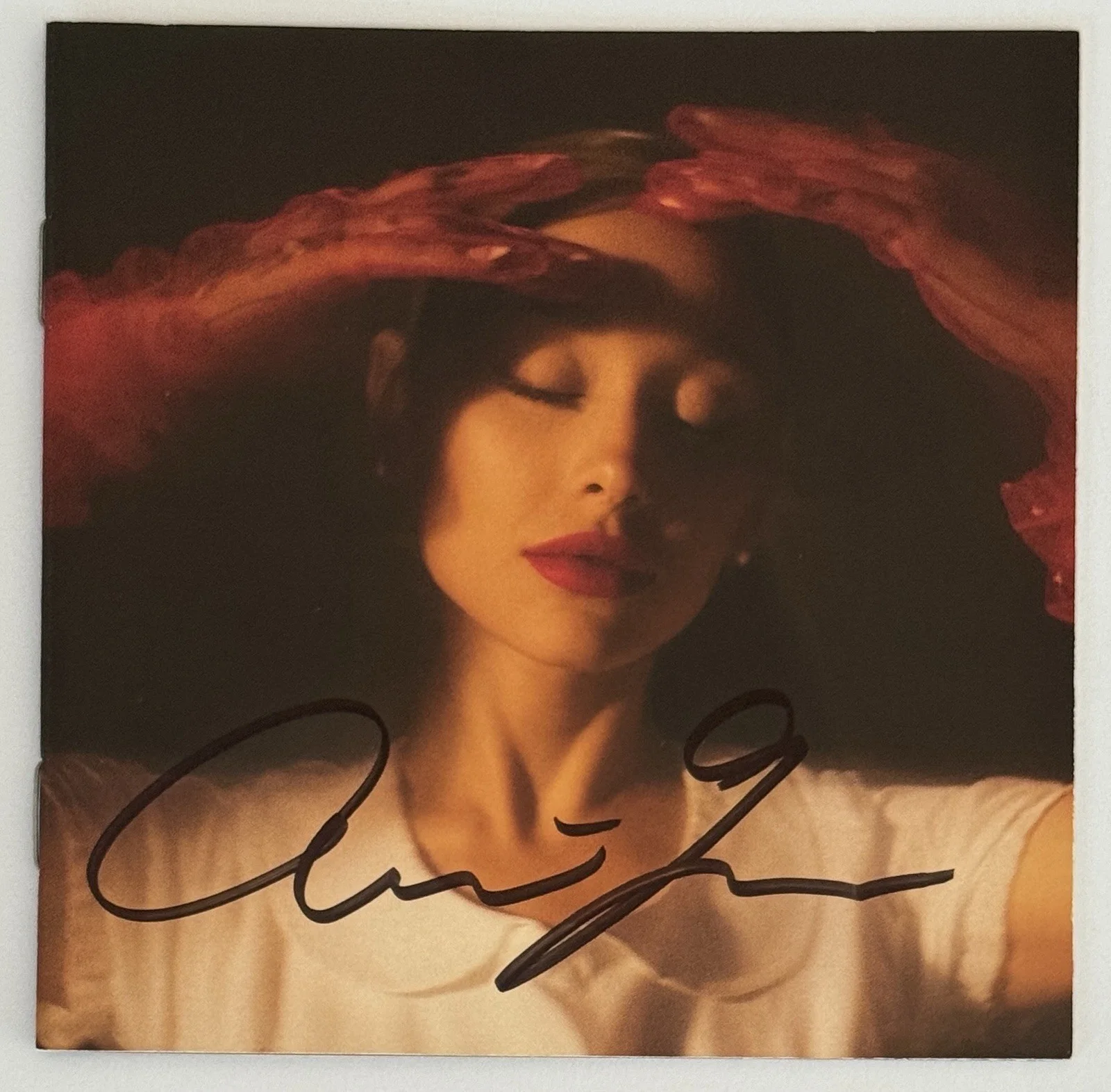 Ariana Grande SIGNED Eternal Sunshine CD Book AUTOGRAPH PSA DNA Wicked FULL SIG, image 2