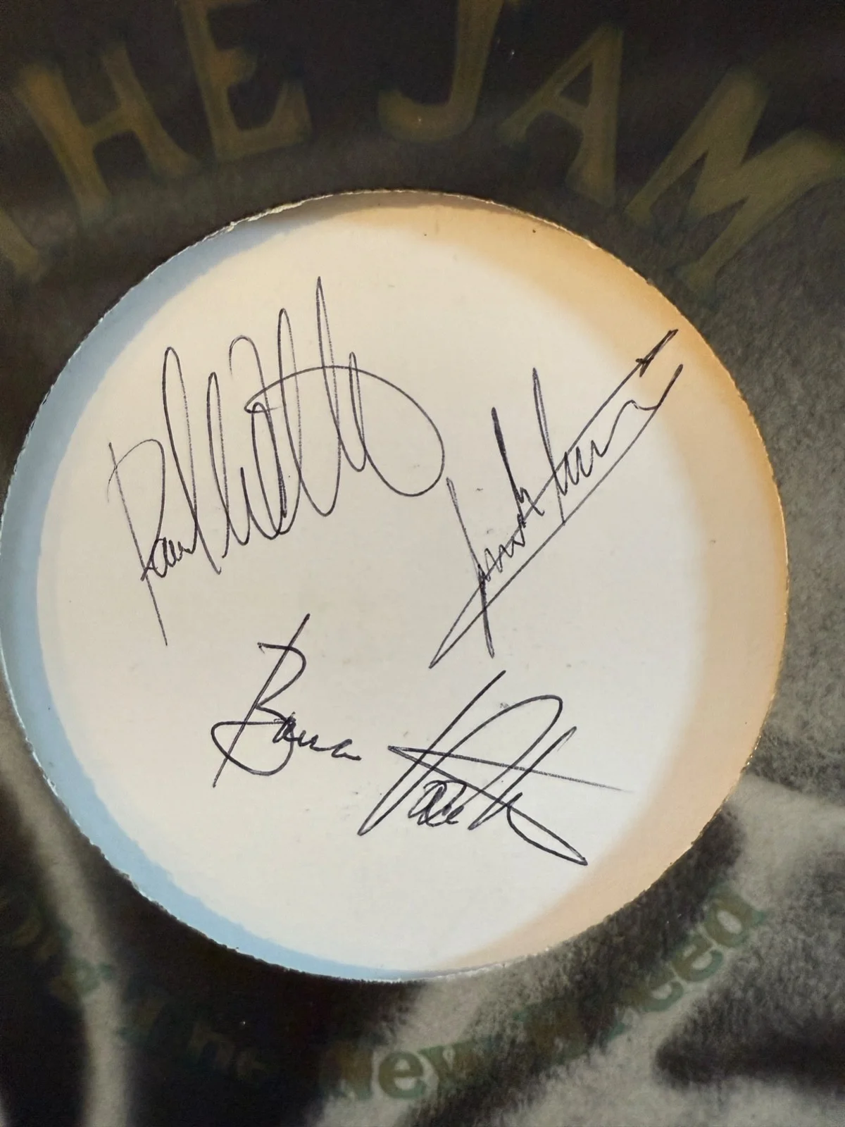 The Jam : Dig The New Breed fully signed LP autographed vinyl ( Paul Weller ), изображение 2