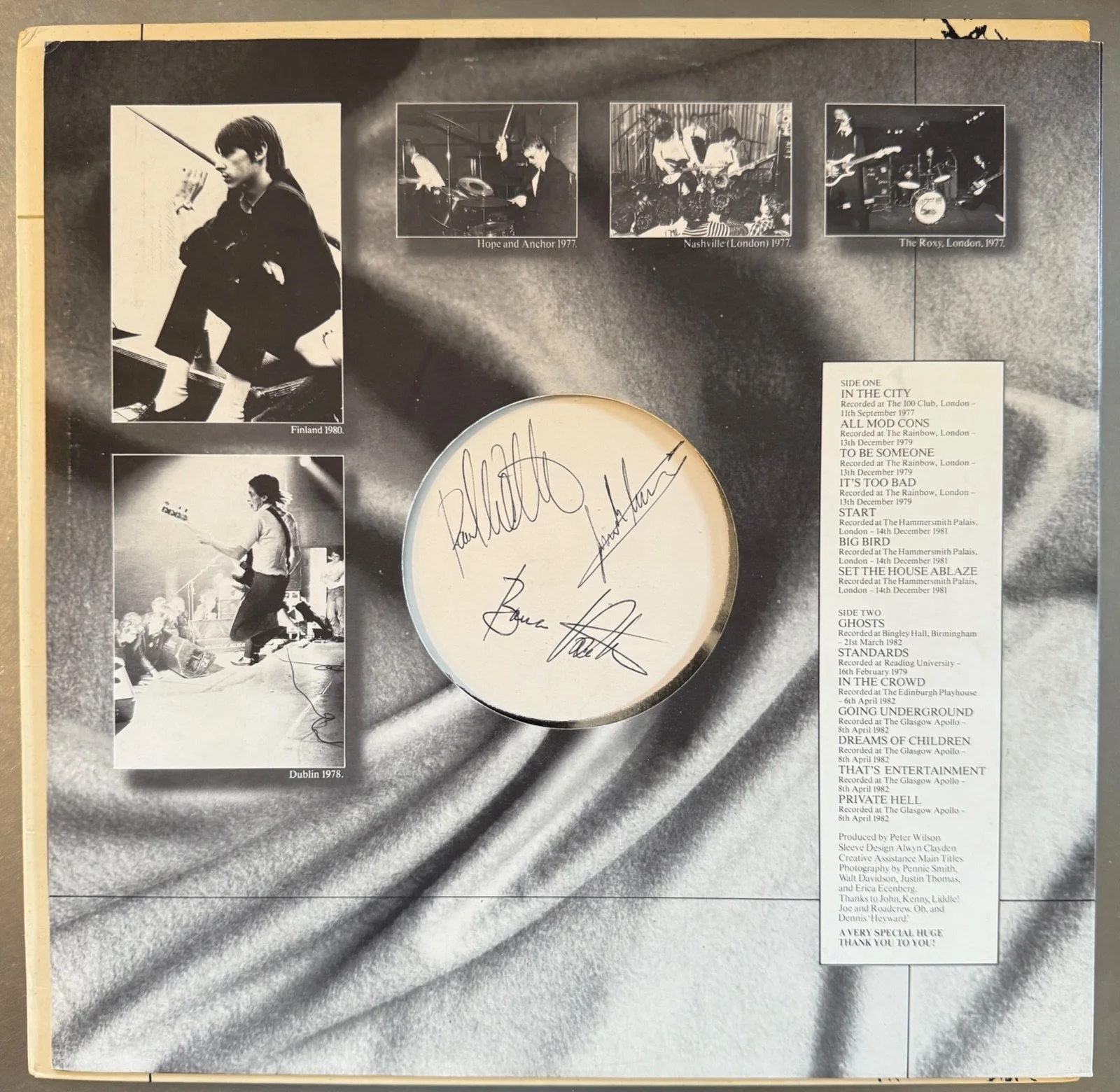 The Jam : Dig The New Breed fully signed LP autographed vinyl ( Paul Weller ), изображение 3