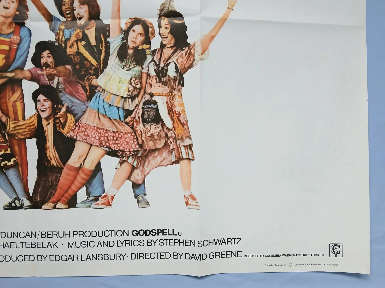 GODSPELL (1973) original UK quad poster - David Greene religious musical, изображение 5