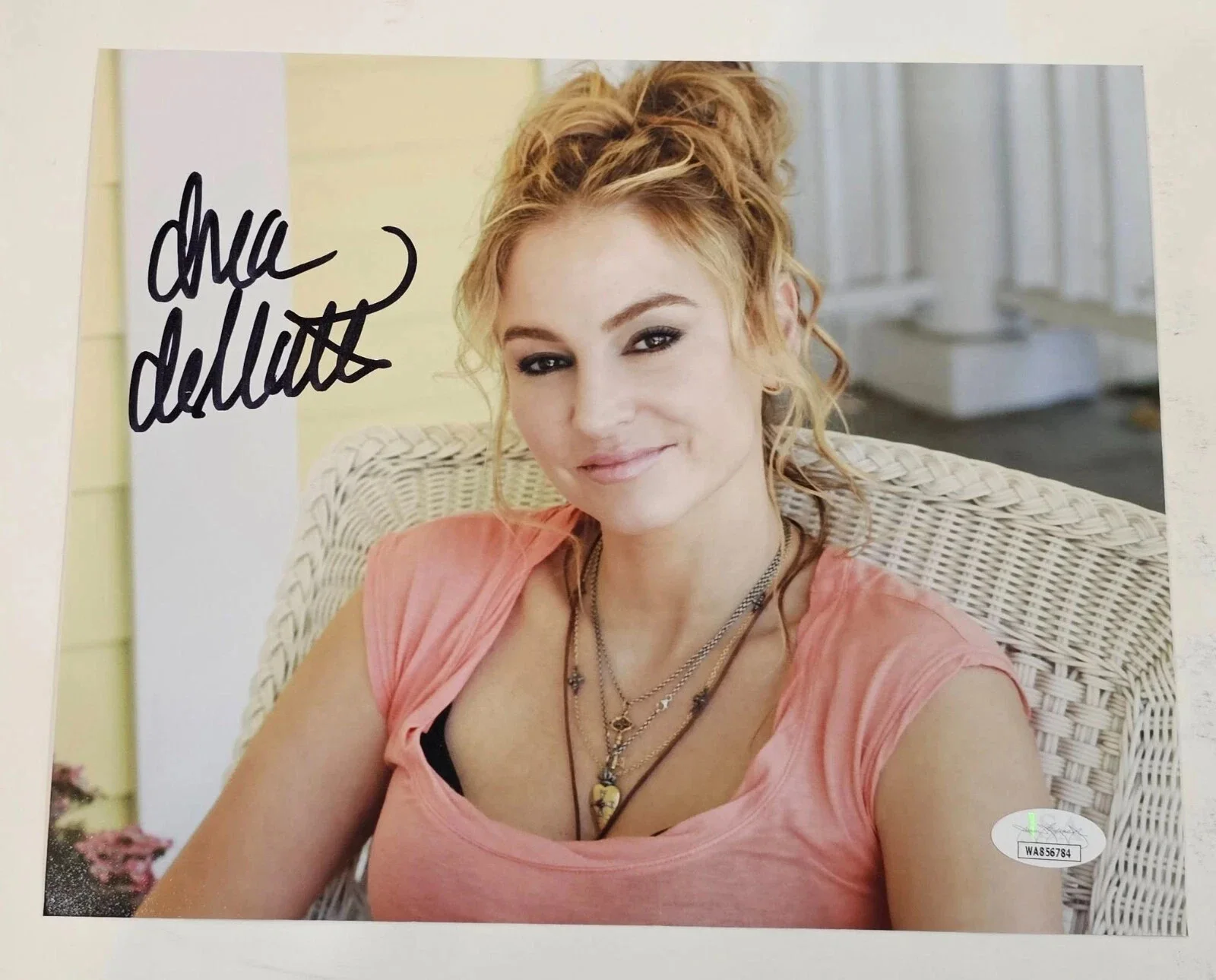 Drea de Matteo — Drea de Matteo JSA COA Signed 8x10 Photo Autographed Sopranos Witnessed