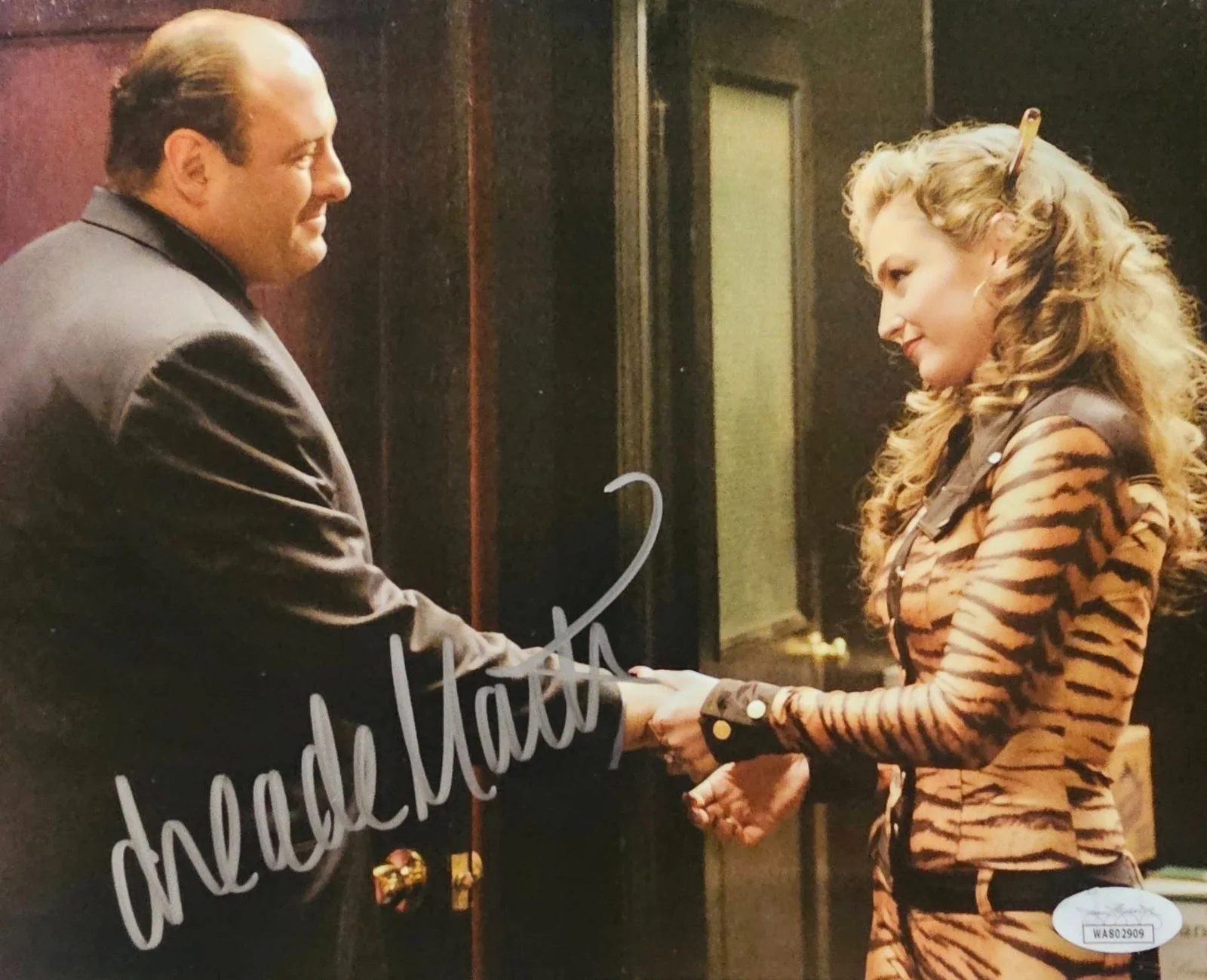 Drea de Matteo — Drea de Matteo JSA COA Signed 8x10 Photo Autographed Sopranos Witnessed