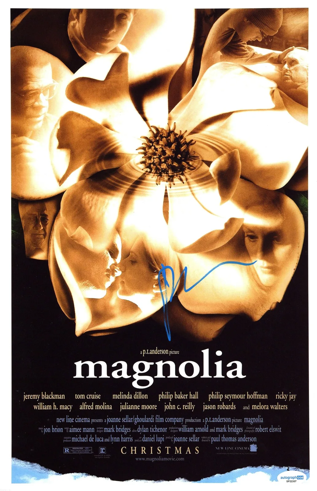 Paul Thomas Anderson — Paul Thomas Anderson "Magnolia" Director AUTOGRAPH Signed 11x17 Photo ACOA