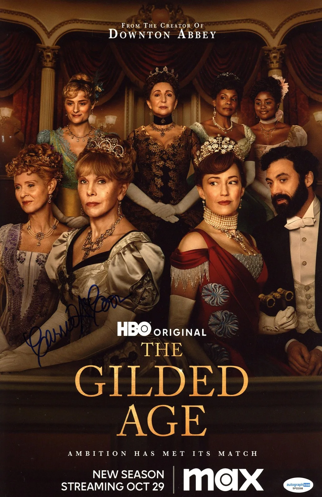 Carrie Coon — Carrie Coon "The Gilded Age" AUTOGRAPH Signed 'Bertha Russell' 11x17 Photo ACOA