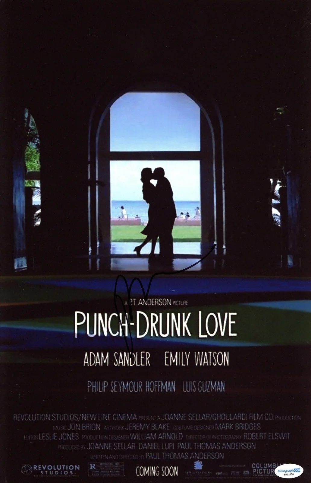 Paul Thomas Anderson — Paul Thomas Anderson "Punch-Drunk Love" AUTOGRAPH Signed 11x17 Photo ACOA