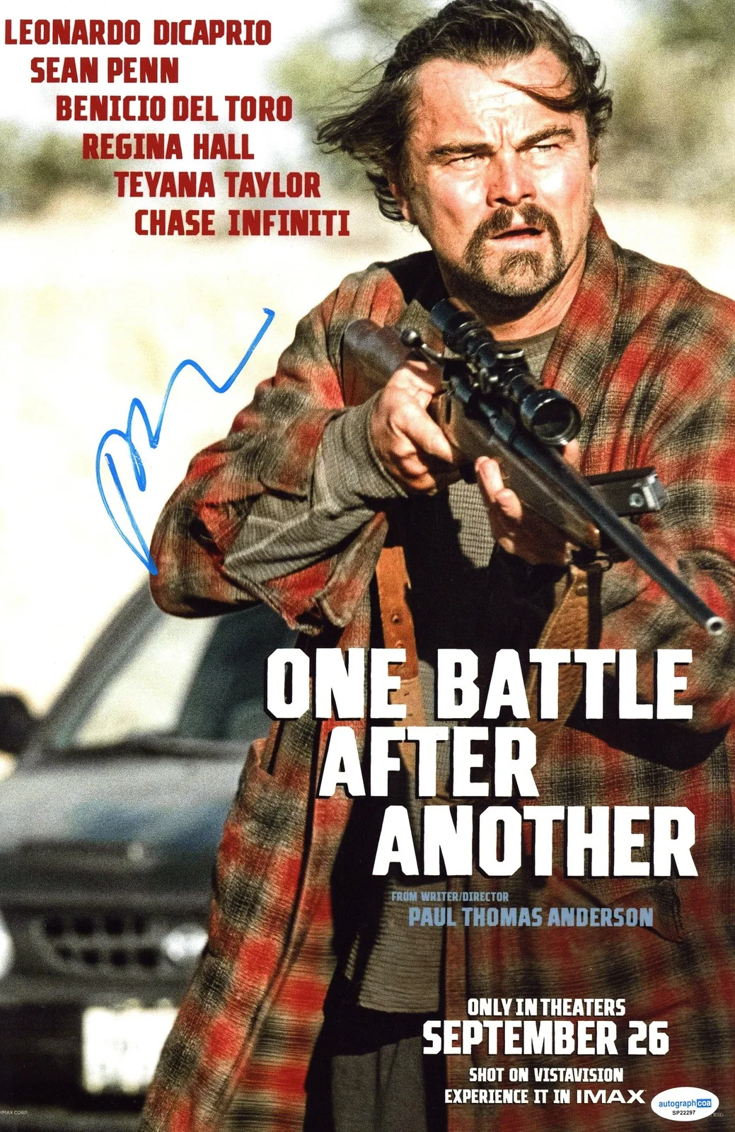 Paul Thomas Anderson — Paul Thomas Anderson "One Battle After Another" AUTOGRAPH Signed 11x17 Photo