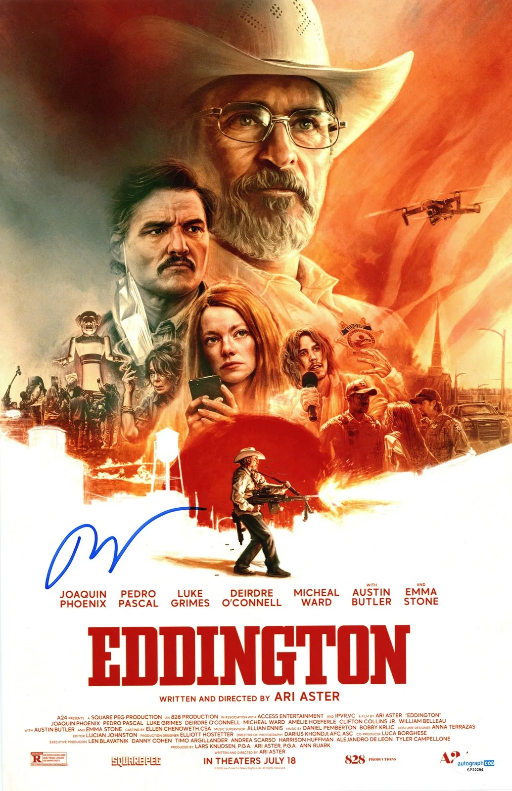 Ari Aster — Ari Aster "Eddington" Director AUTOGRAPH Signed Autographed 11x17 Photo ACOA