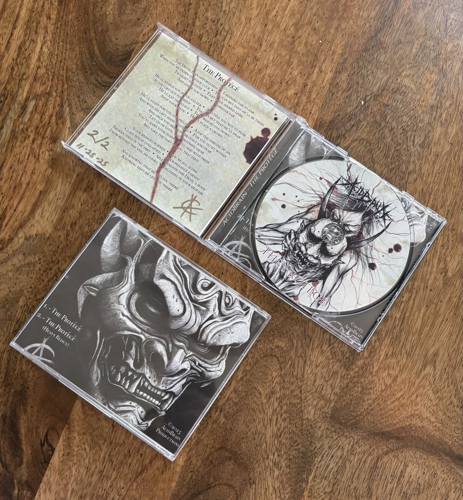 AcidBrain The Protégé Official CD Single Signed Numbered Limited 2 Copies RARE, изображение 2