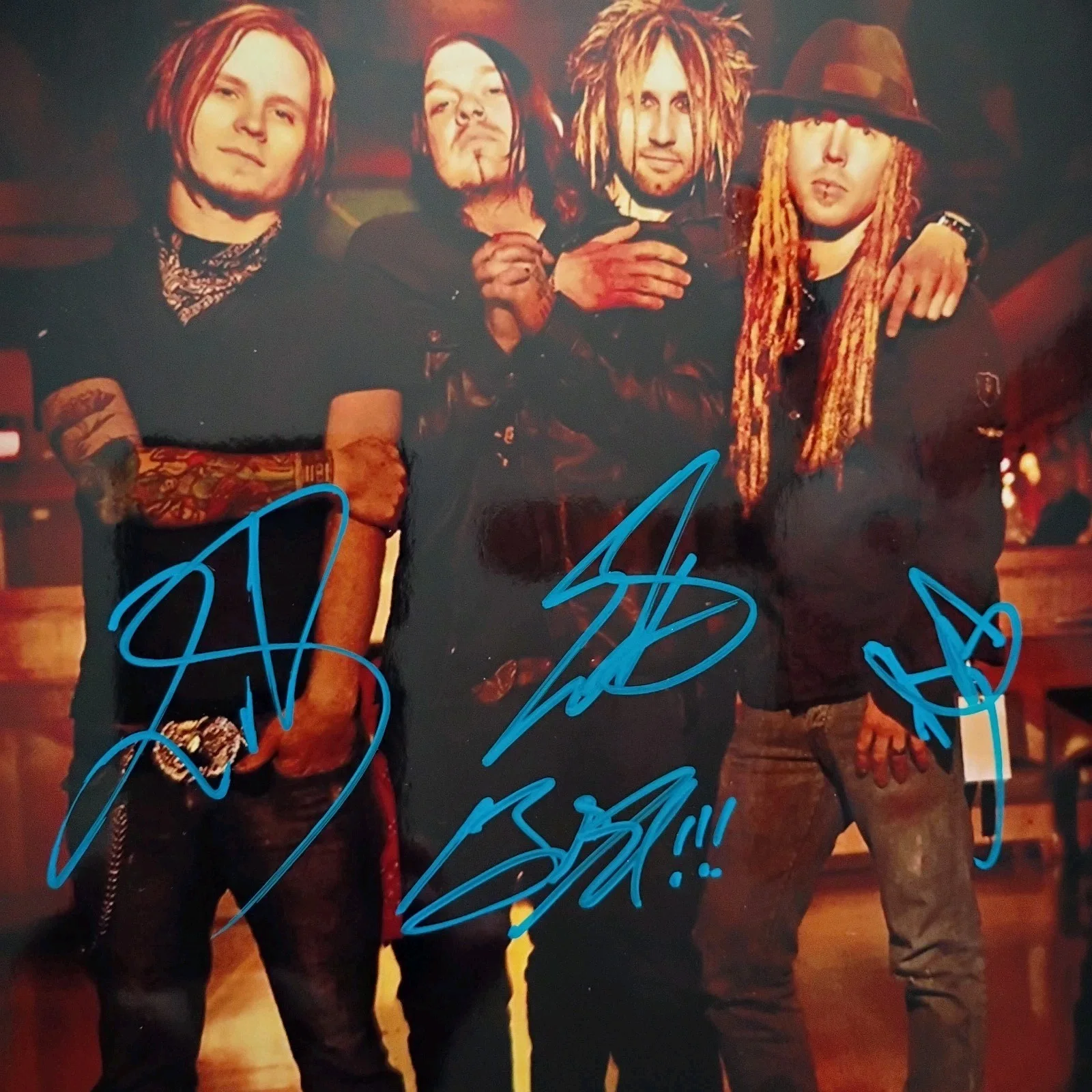 Shinedown Band Signed Photo Photo Proof, изображение 2