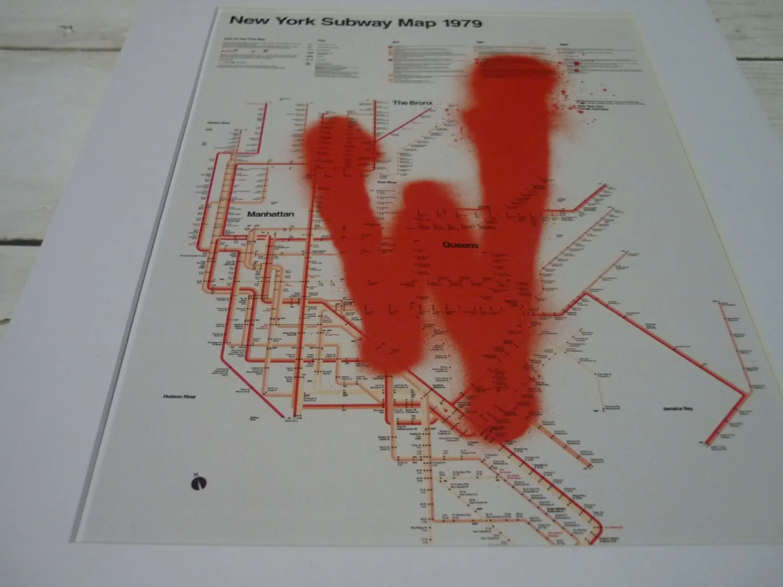 ready to be framed poster a4 mounted The Warriors 1979 logo new york subway map, изображение 4