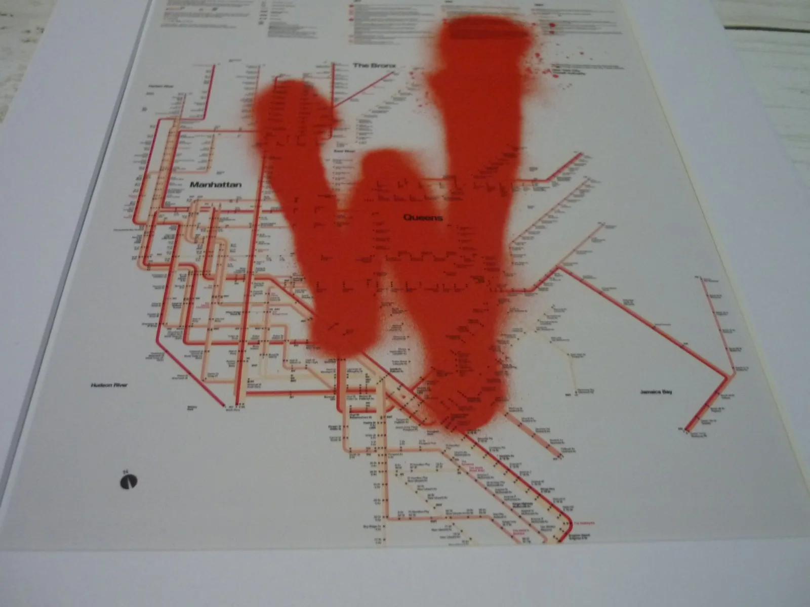 framed poster a4 mounted The Warriors 1979 logo new york subway map, image 3