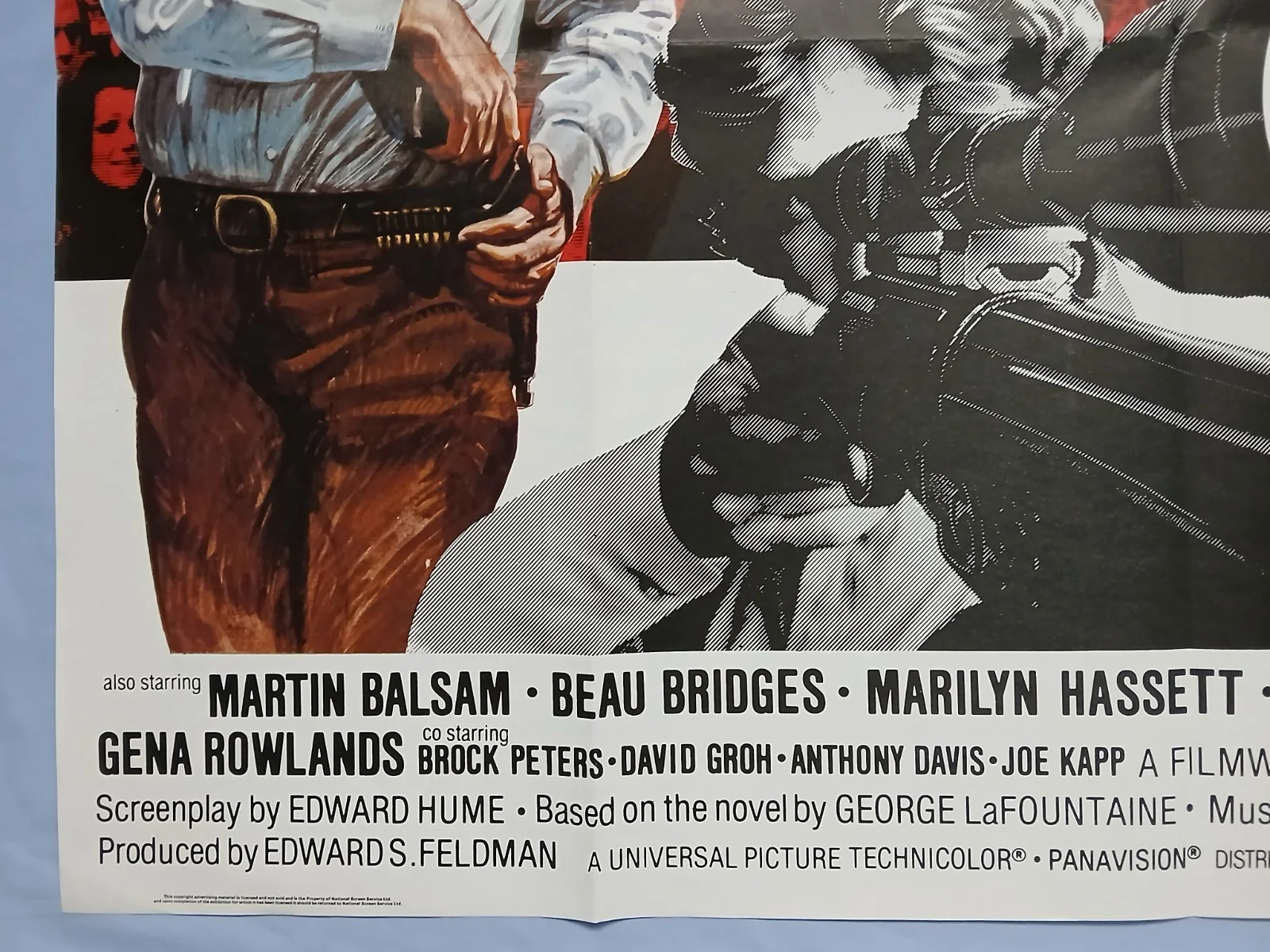 TWO MINUTE WARNING (1976) original UK quad poster - Charlton Heston sniper drama, изображение 4