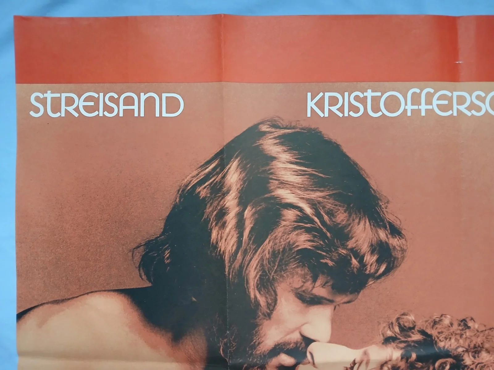 A STAR IS BORN (1977) original UK QUAD POSTER - Barbra Streisand, Kristofferson, изображение 2