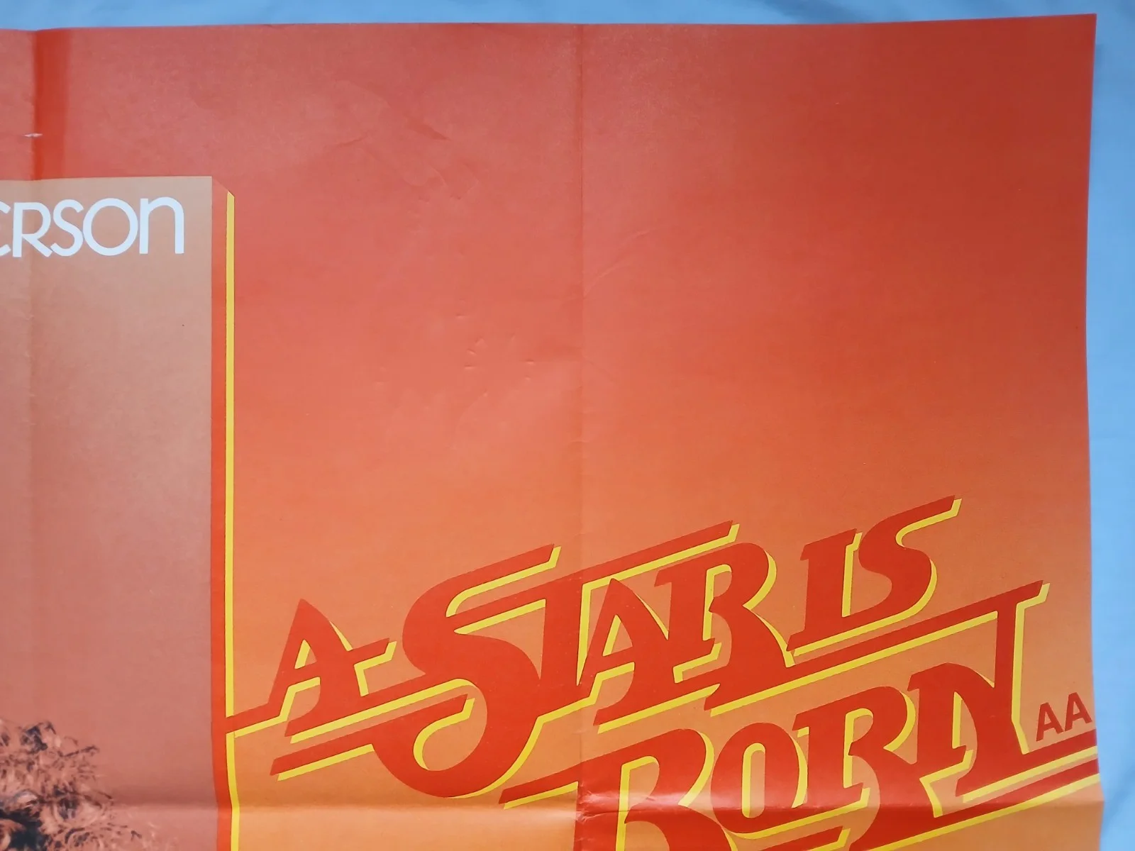 A STAR IS BORN (1977) original UK QUAD POSTER - Barbra Streisand, Kristofferson, изображение 3