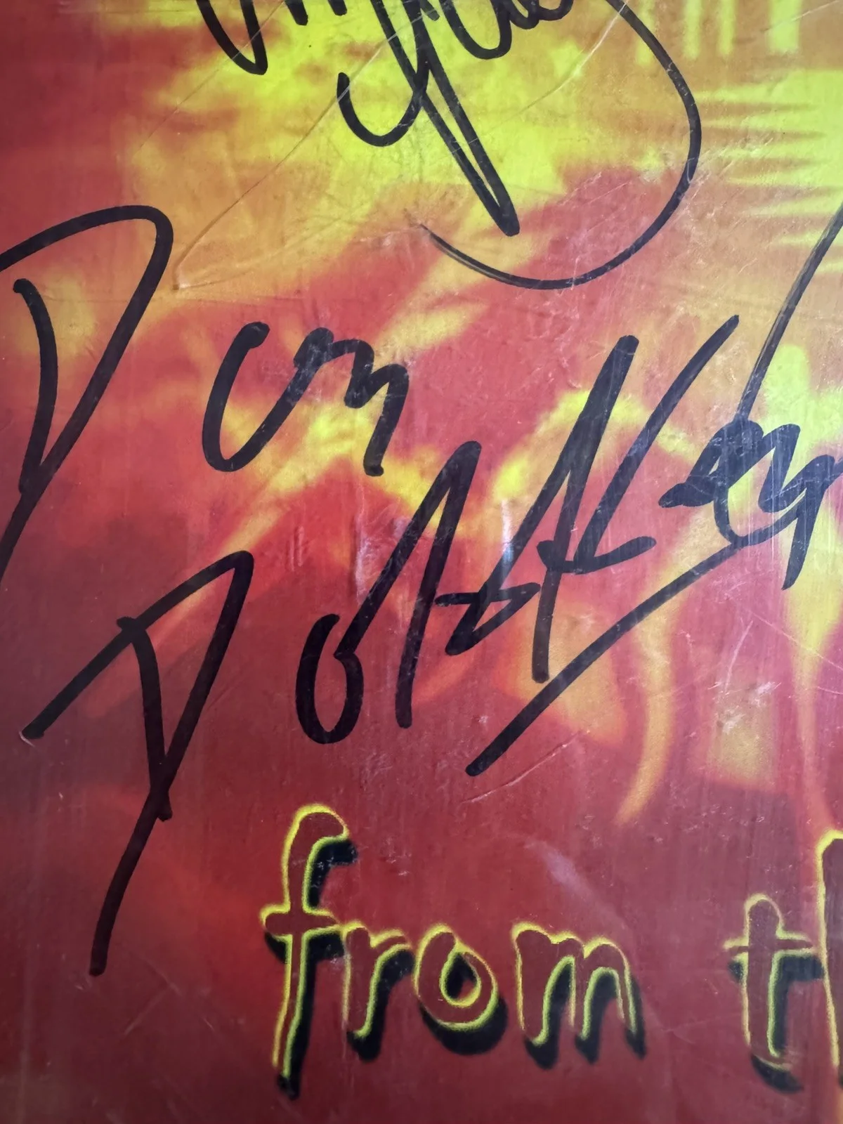 DOKKEN Signed LIVE FROM THE SUN Promo Flat FULL BAND 2000 CMC 11x19 FRAMED RARE, изображение 2