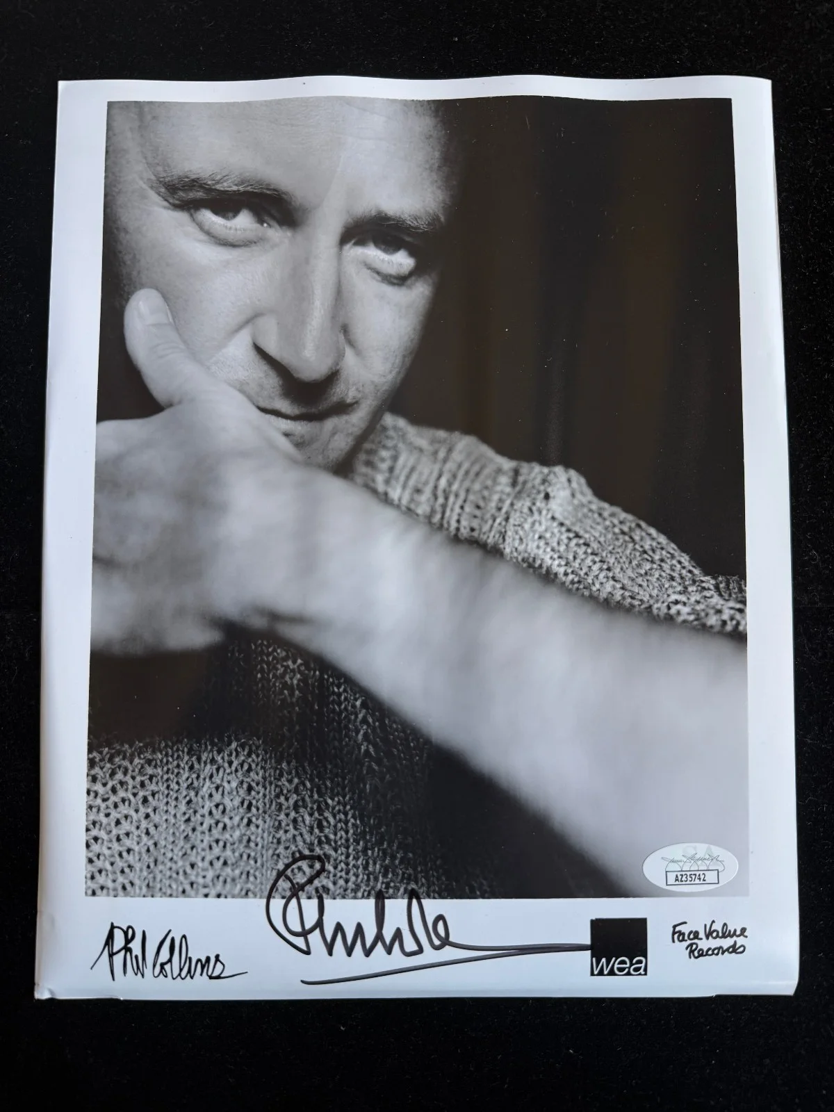 Phil Collins signed 8x10 Photo JSA COA Rare Bold Music Genesis Auto B2181, изображение 2