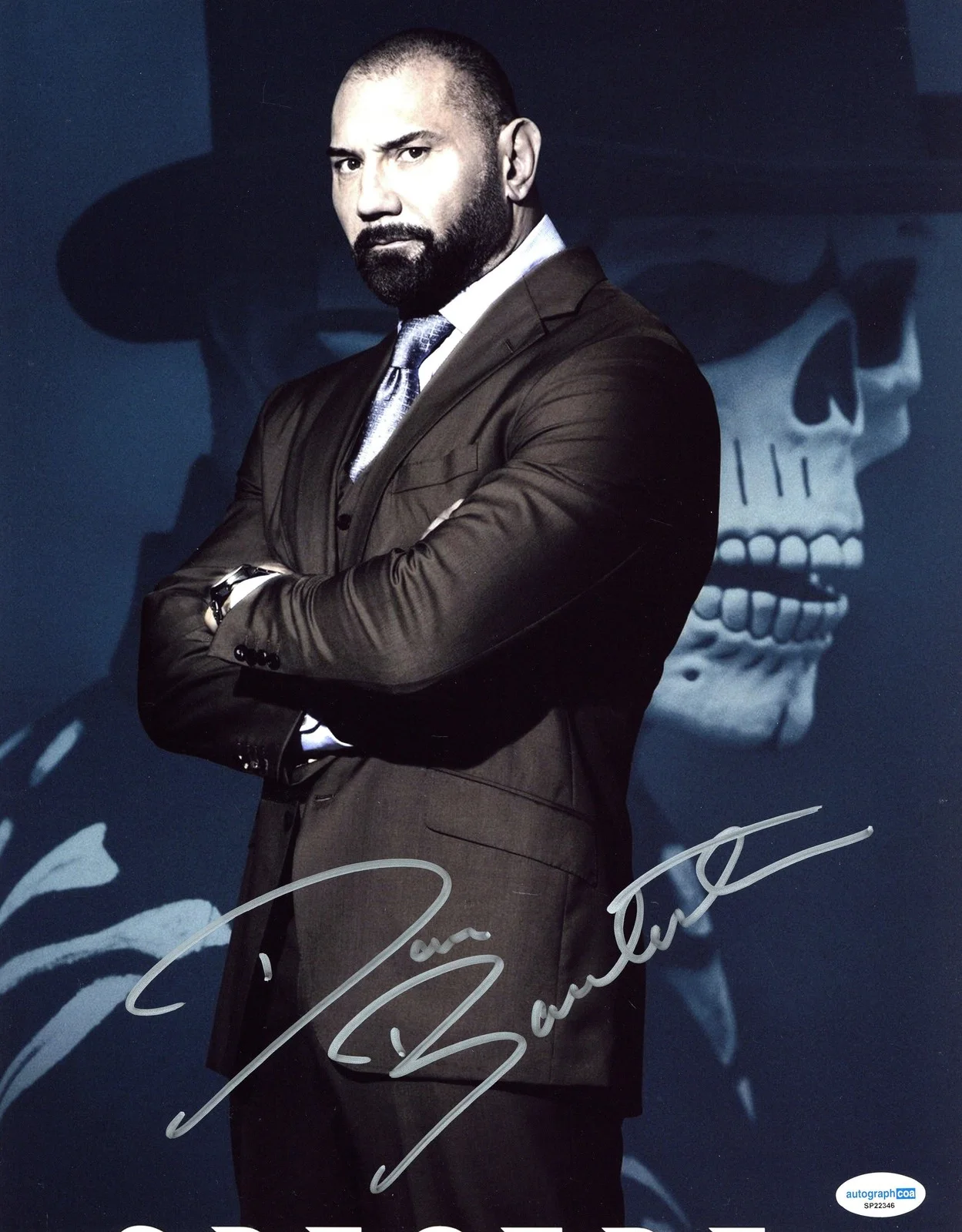 Dave Bautista — Dave Bautista "Spectre" AUTOGRAPH Signed Autographed 'Hinx' 11x14 Photo ACOA