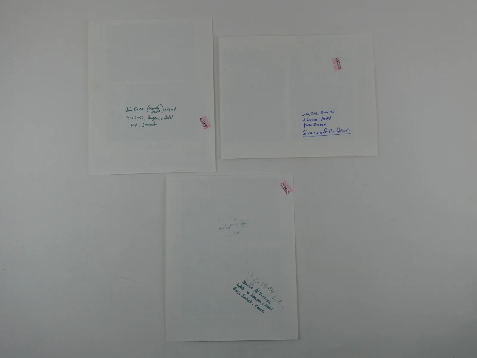 Jim Kouf — Directors Jim Kouf Allison Anders David Koepp Signed 8x10 Promo Photo Lot of 3, изображение 2