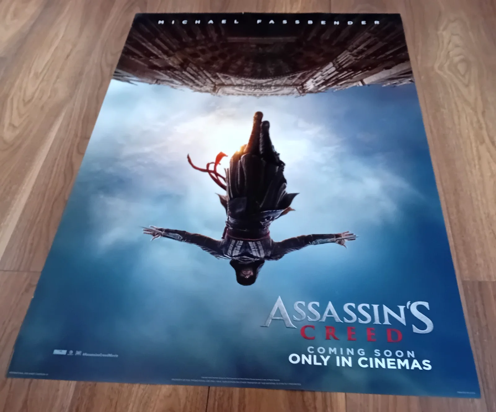 Assassin's Creed Double Sided US 1 Sheet 27 x 40 2016 Movie Poster, изображение 4