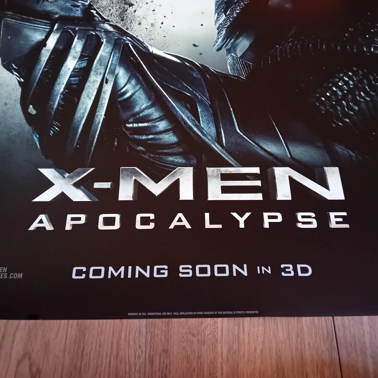 X-Men Apocalypse Original Double Sided US 1 Sheet 27 x 40 Movie Poster, image 2