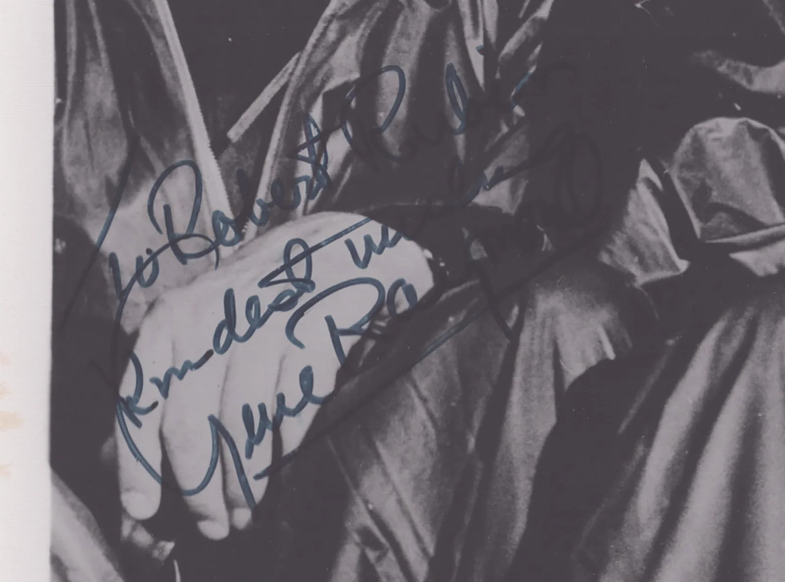 Gene Raymond — GENE RAYMOND - INSCRIBED PRINTED PHOTOGRAPH SIGNED IN INK, image 2