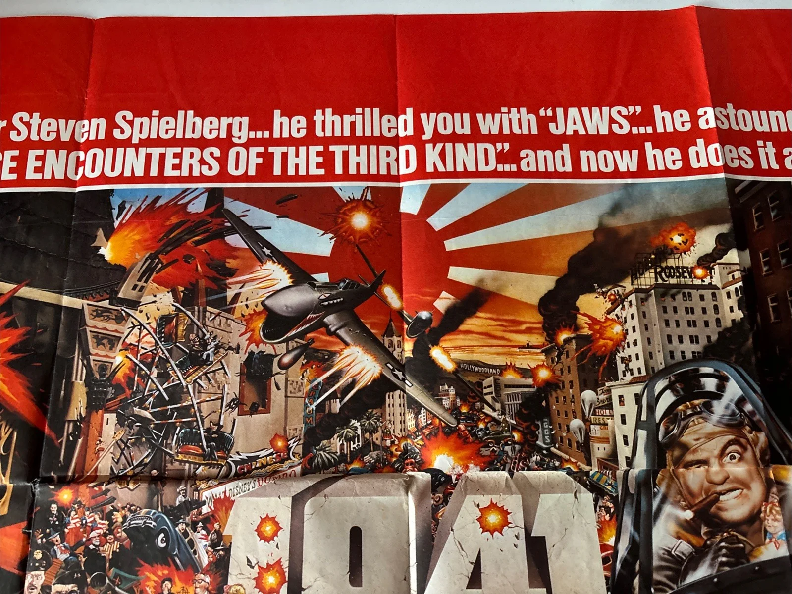 1941 a Steven Spielberg Film (1979) RARE ORIG. 70s RR UK QUAD POSTER 30” X 40”, изображение 3