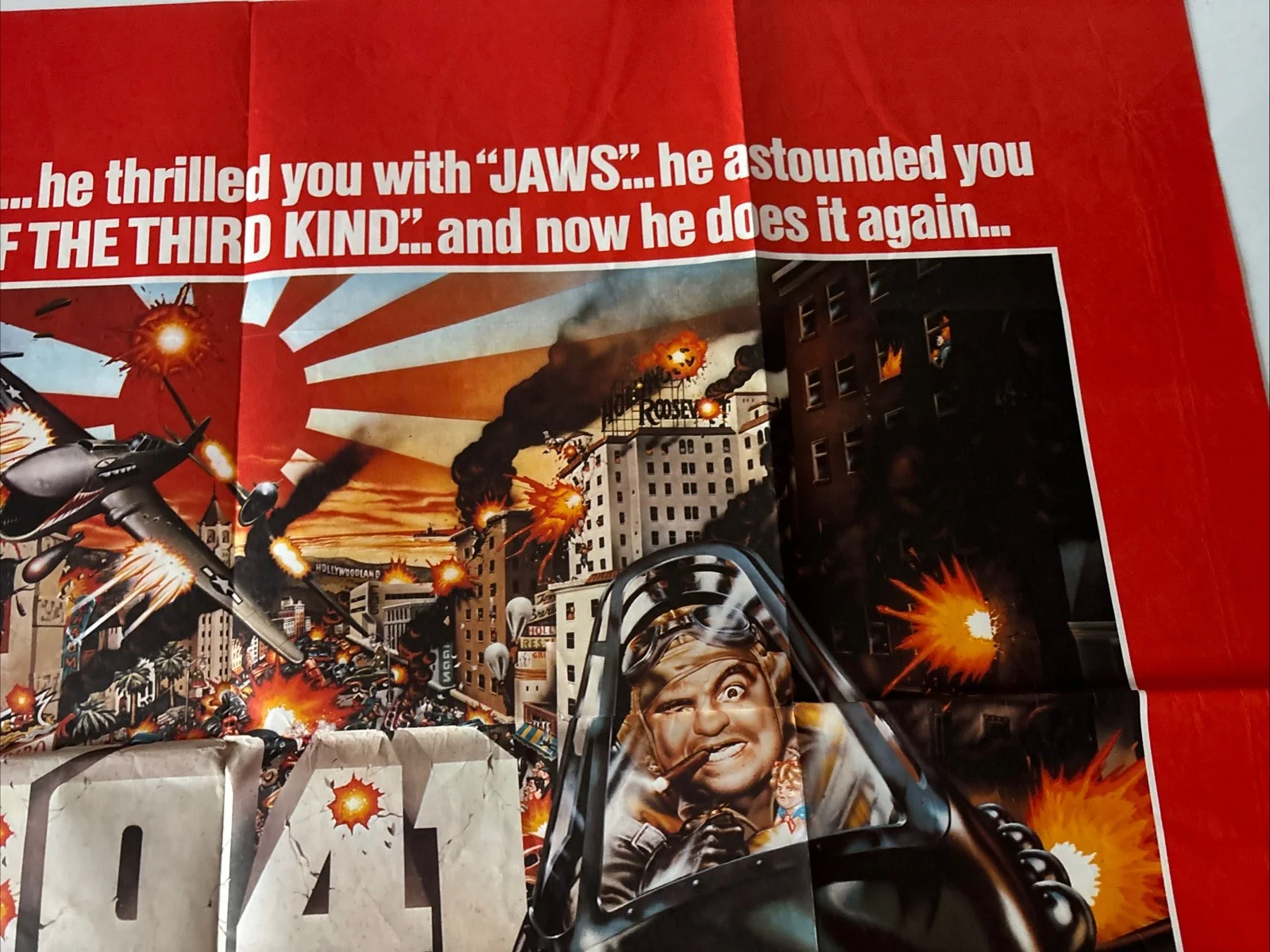 1941 a Steven Spielberg Film (1979) RARE ORIG. 70s RR UK QUAD POSTER 30” X 40”, изображение 4