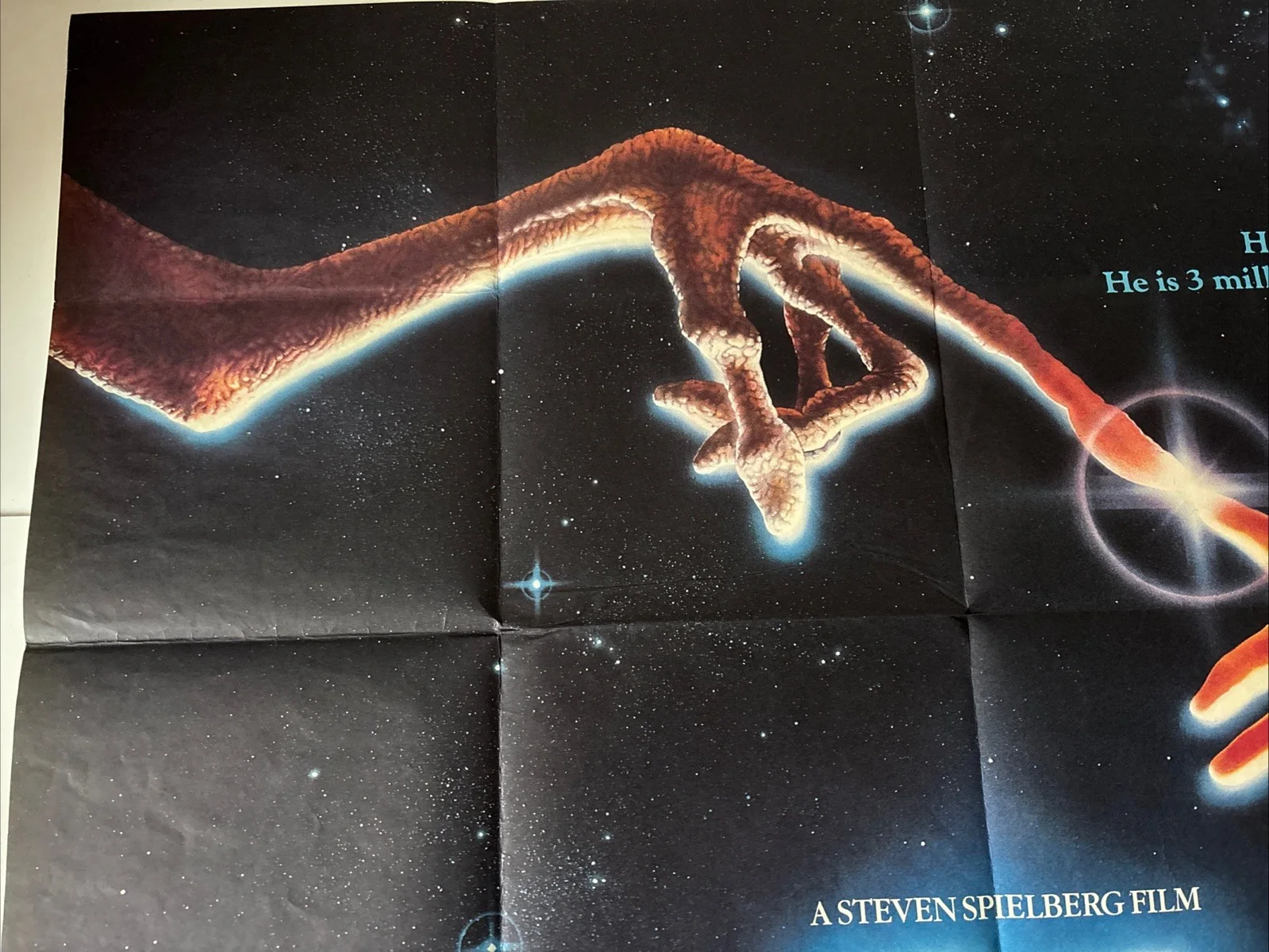 E.T. THE EXTRA TERRESTRIAL (1982) Original Quad Movie Poster - Steven Spielberg, изображение 2