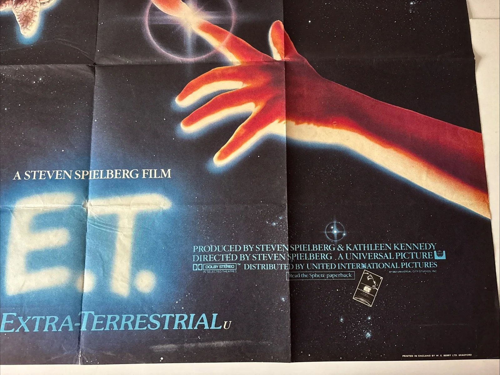 E.T. THE EXTRA TERRESTRIAL (1982) Original Quad Movie Poster - Steven Spielberg, изображение 4