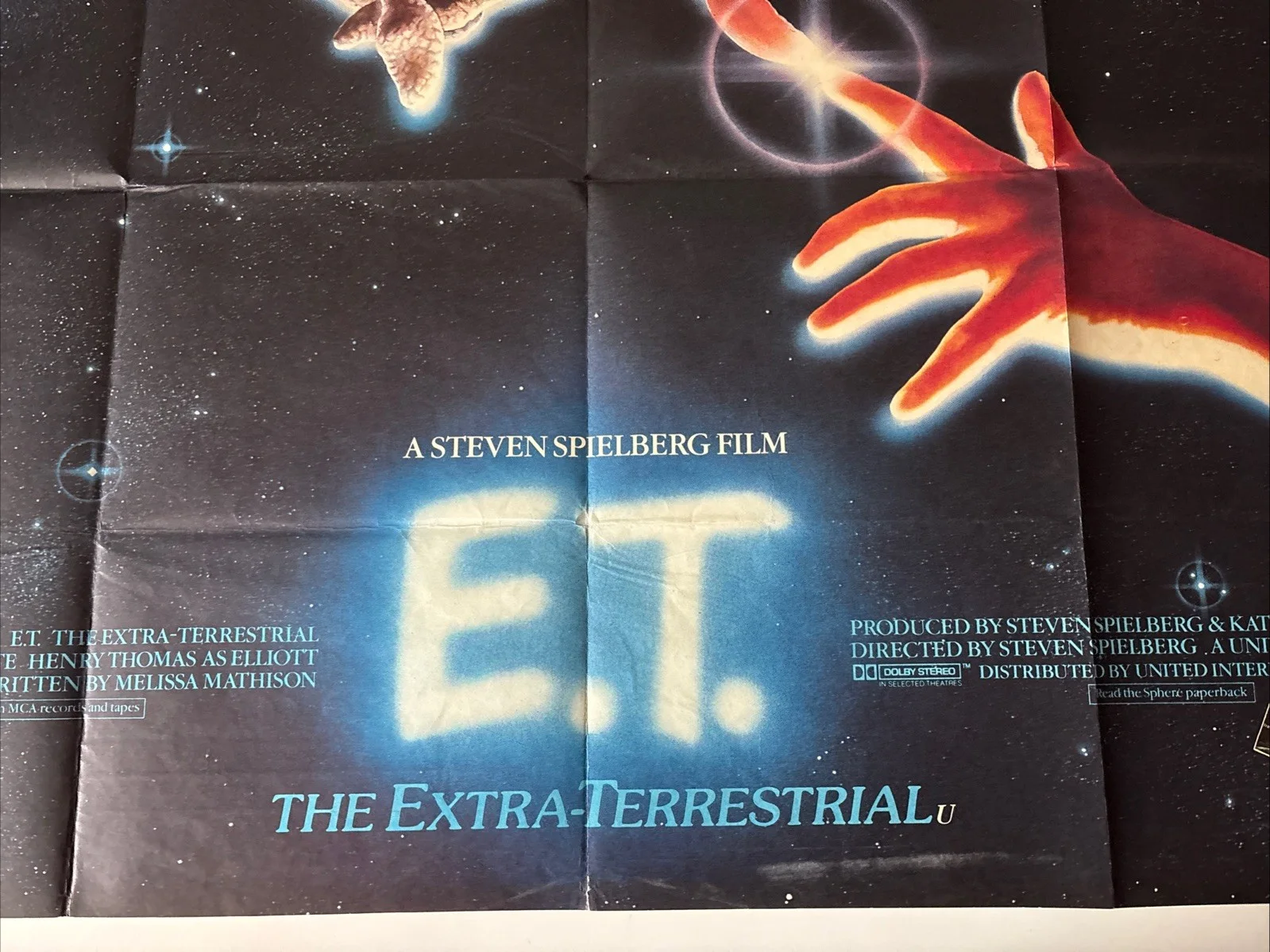E.T. THE EXTRA TERRESTRIAL (1982) Original Quad Movie Poster - Steven Spielberg, изображение 5